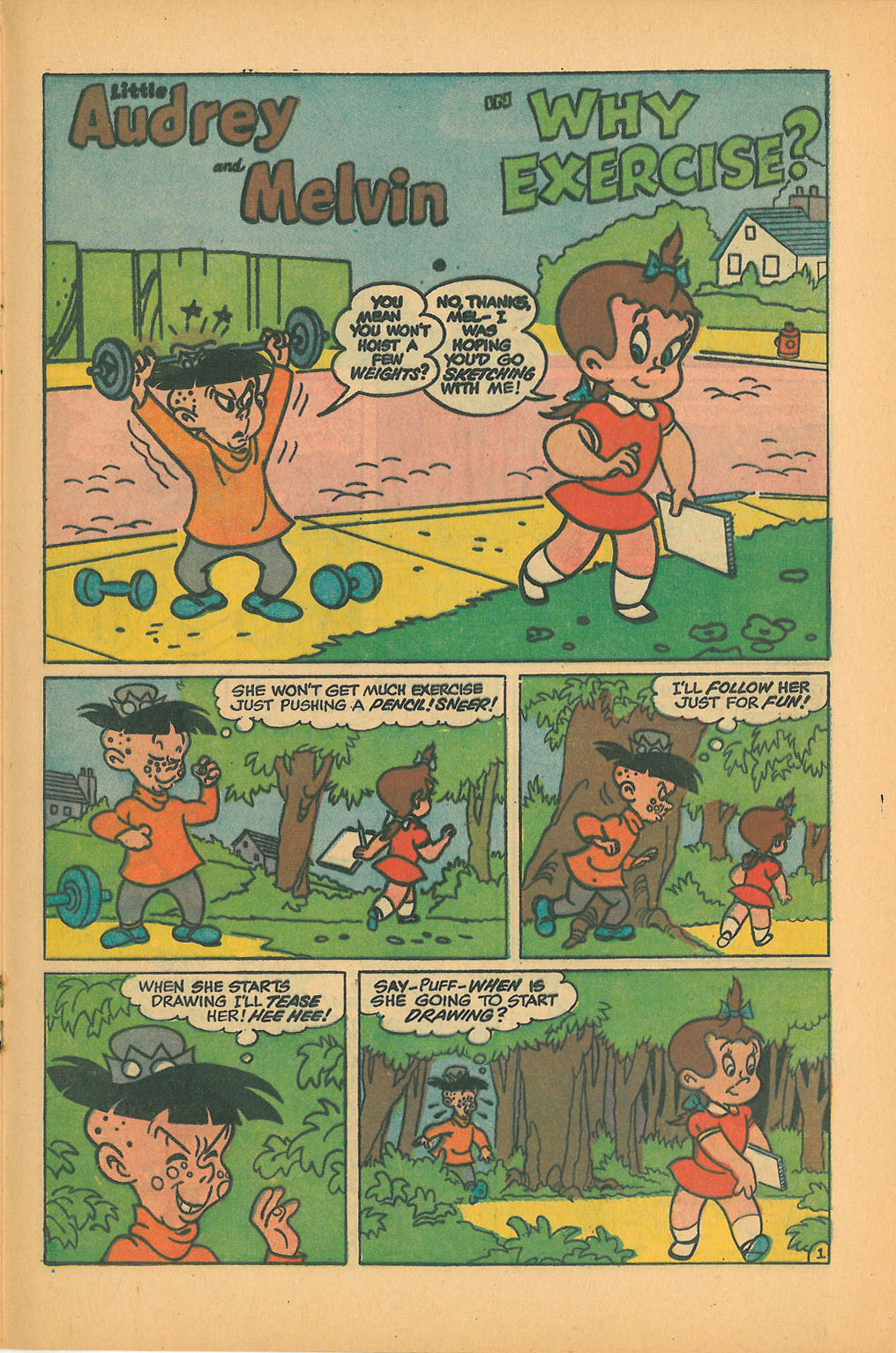 Read online Little Audrey And Melvin comic -  Issue #27 - 21