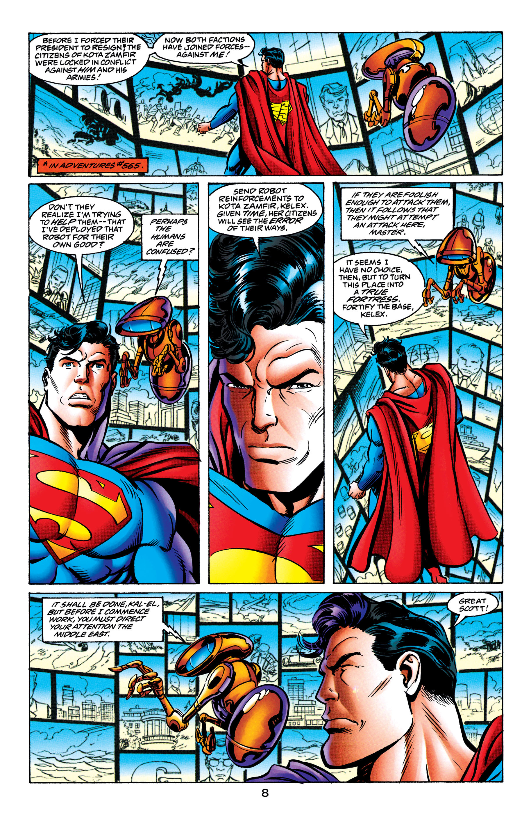 Read online Adventures of Superman (1987) comic -  Issue #566 - 9