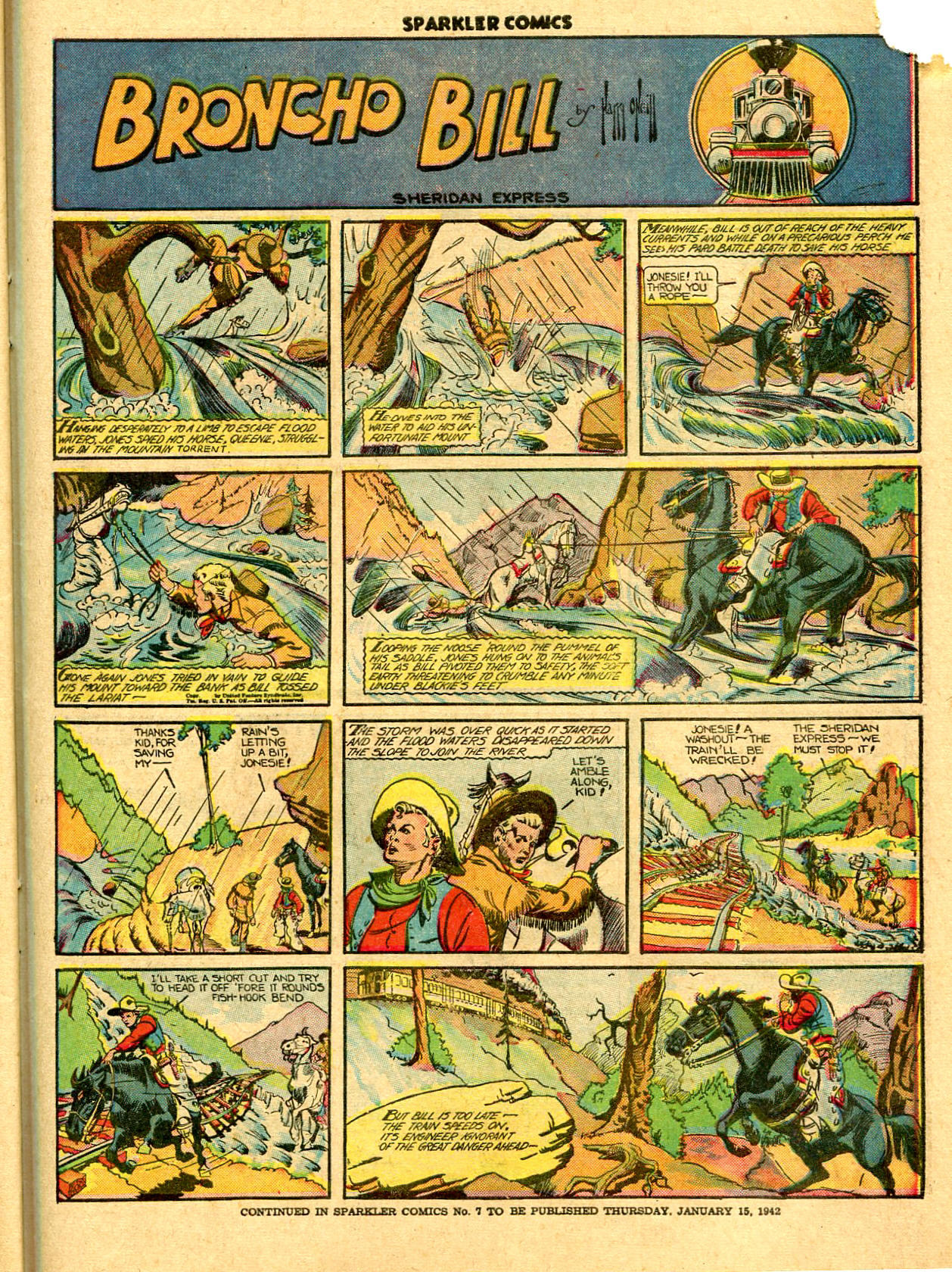 Read online Sparkler Comics comic -  Issue #6 - 52