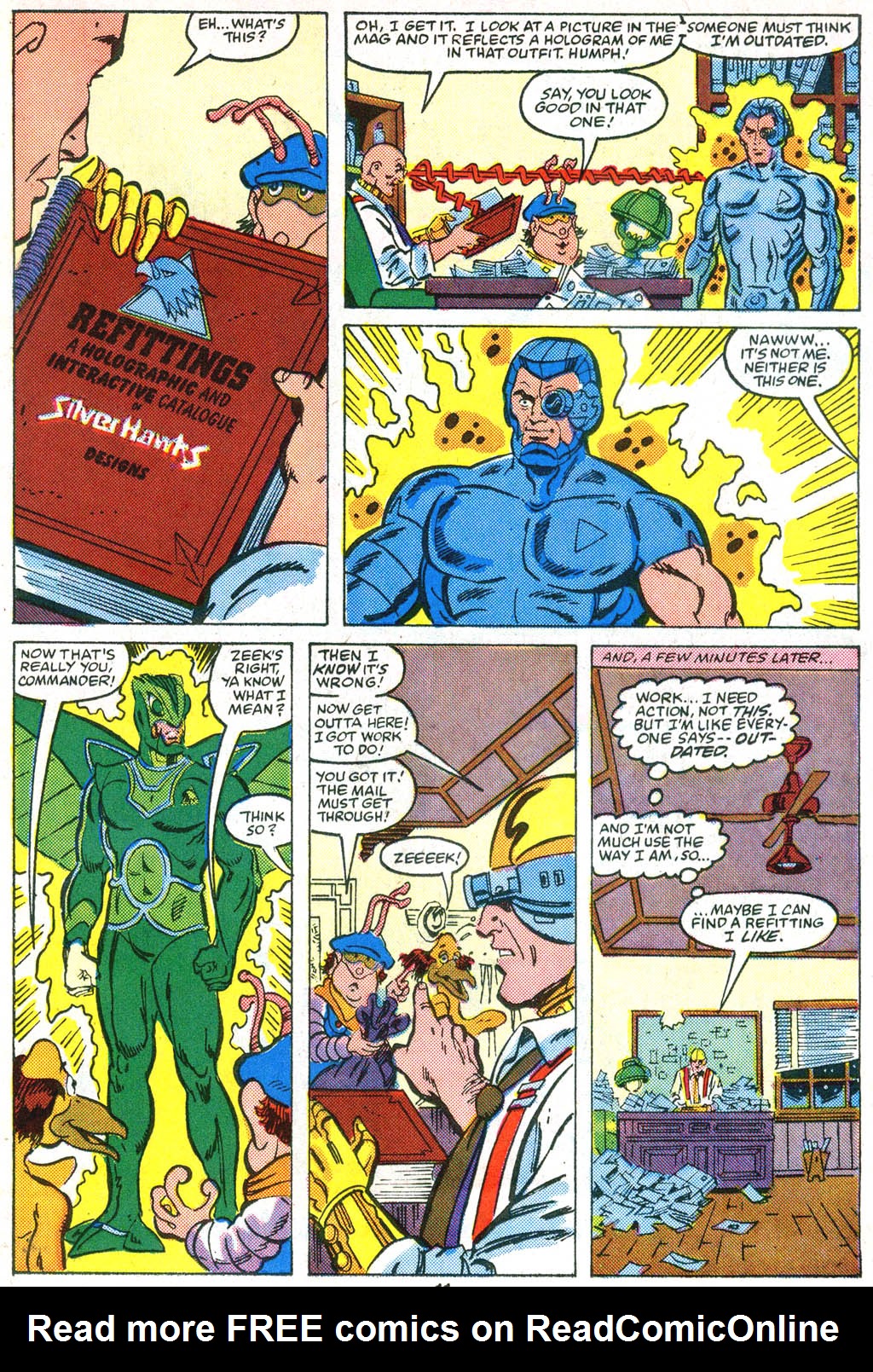 Read online SilverHawks comic -  Issue #6 - 9
