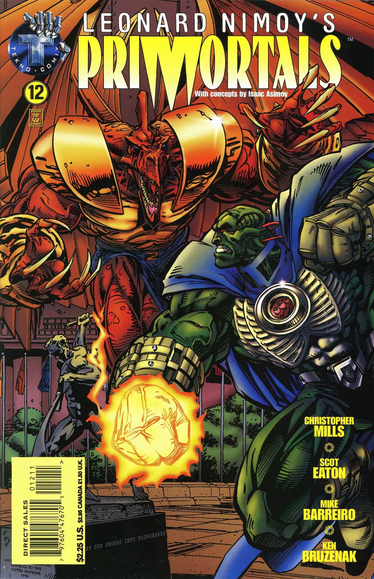 Read online Leonard Nimoy's Primortals (1995) comic -  Issue #12 - 1