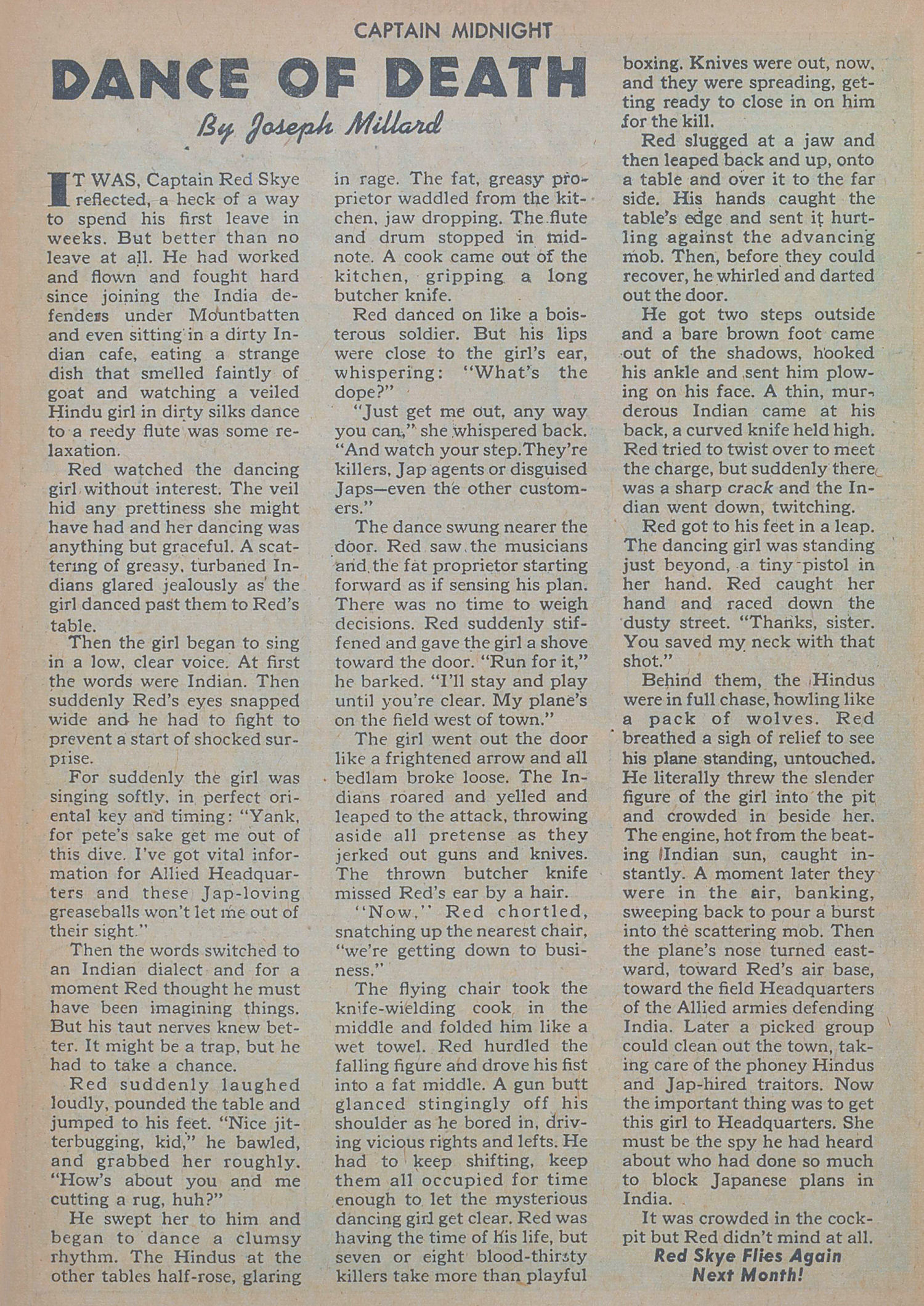 Read online Captain Midnight (1942) comic -  Issue #24 - 22