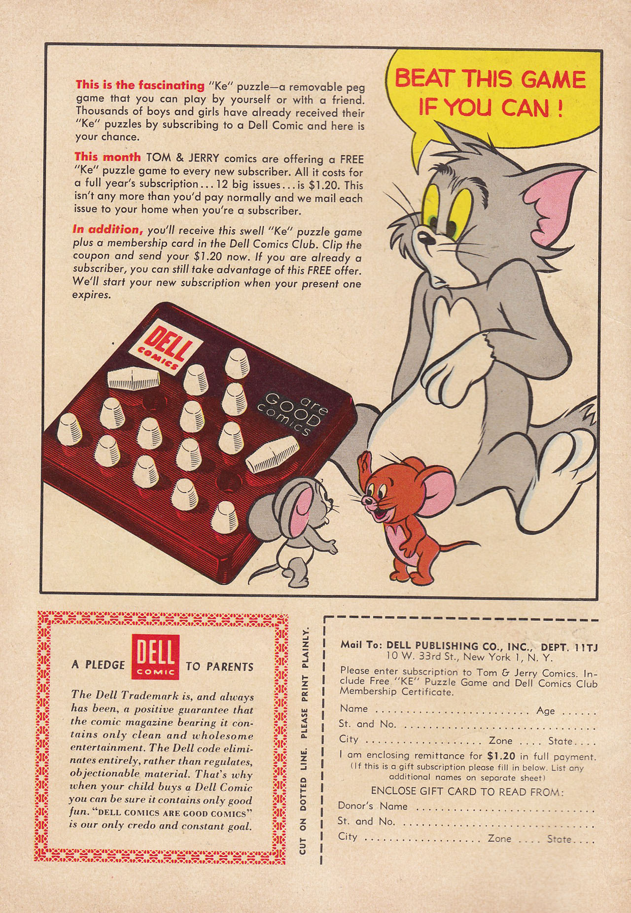 Read online Tom & Jerry Comics comic -  Issue #148 - 2