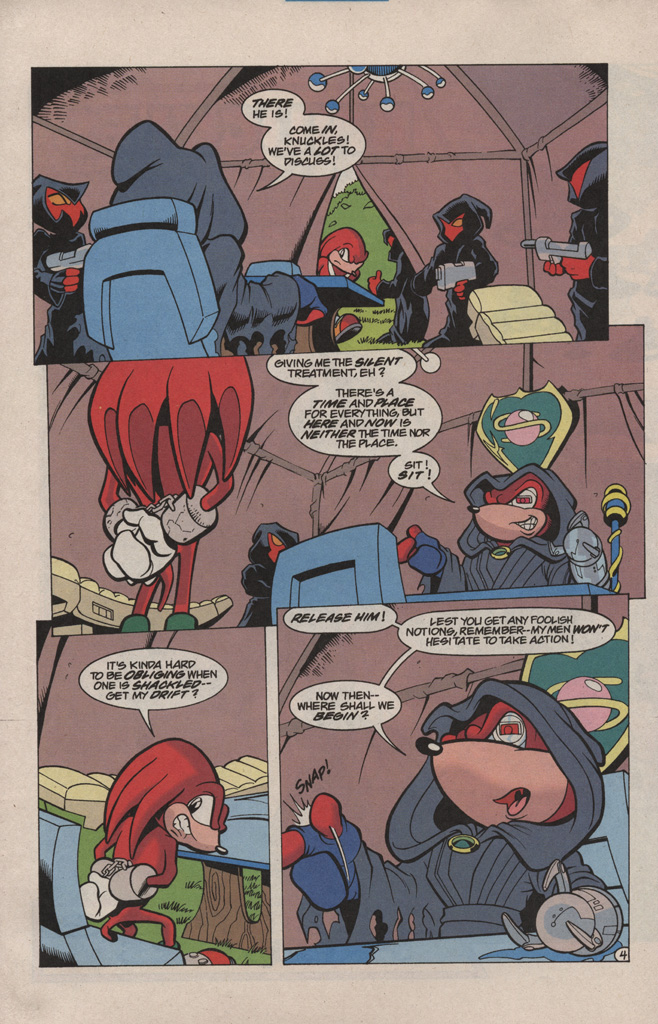 Read online Knuckles the Echidna comic -  Issue #2 - 8