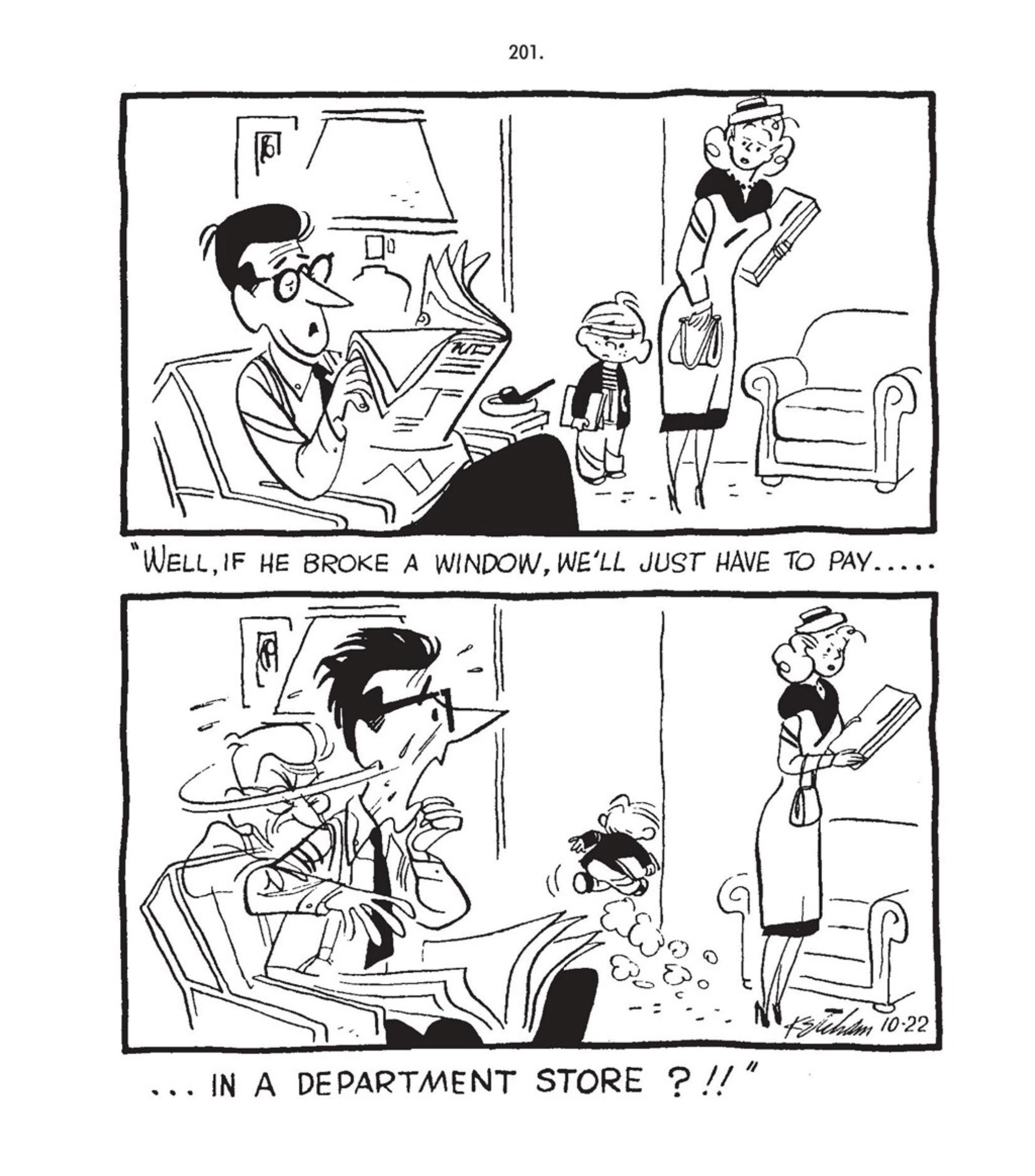 Read online Hank Ketcham's Complete Dennis the Menace comic -  Issue # TPB 1 (Part 3) - 27