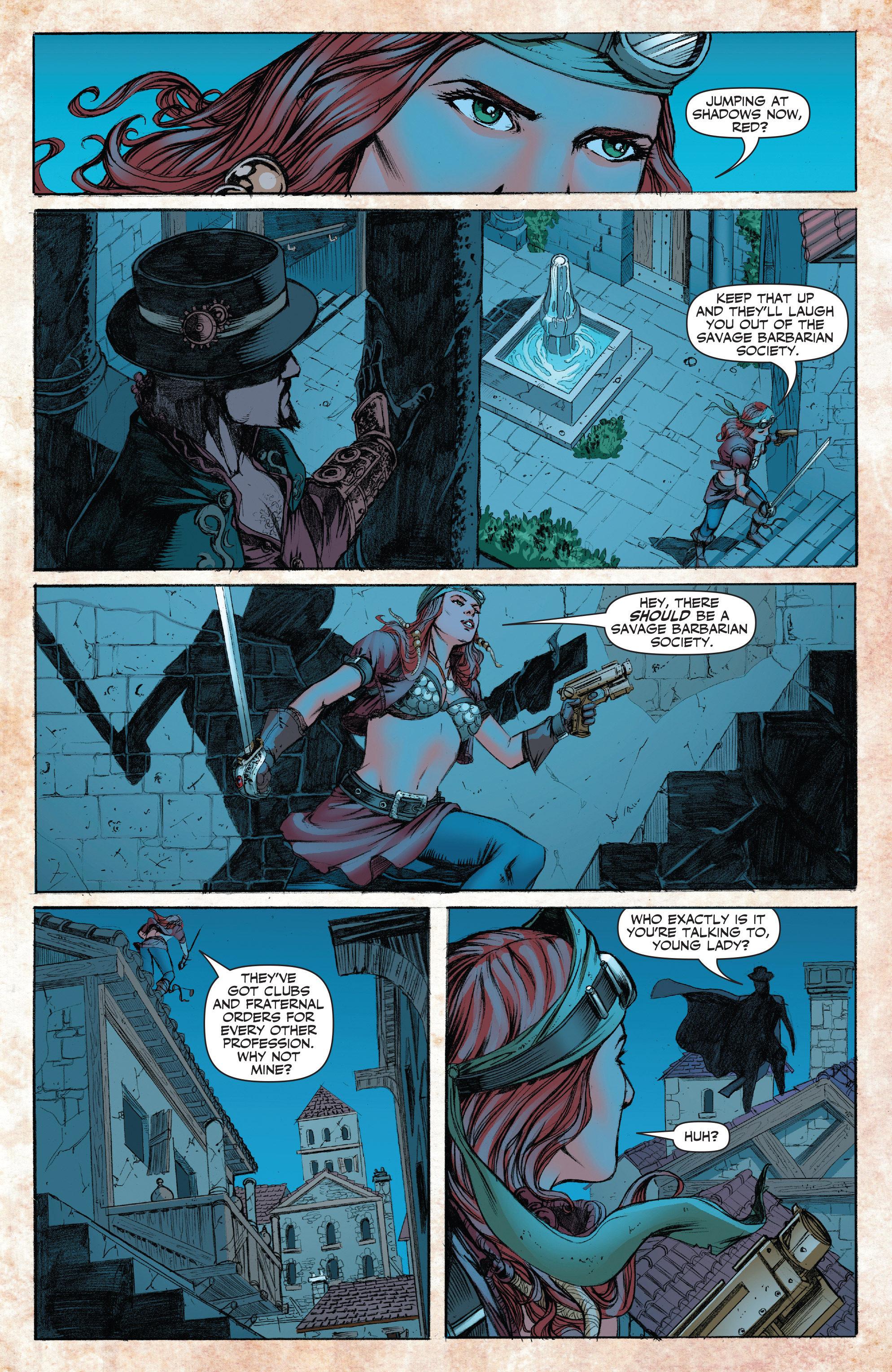 Read online Legenderry: A Steampunk Adventure comic -  Issue #6 - 10