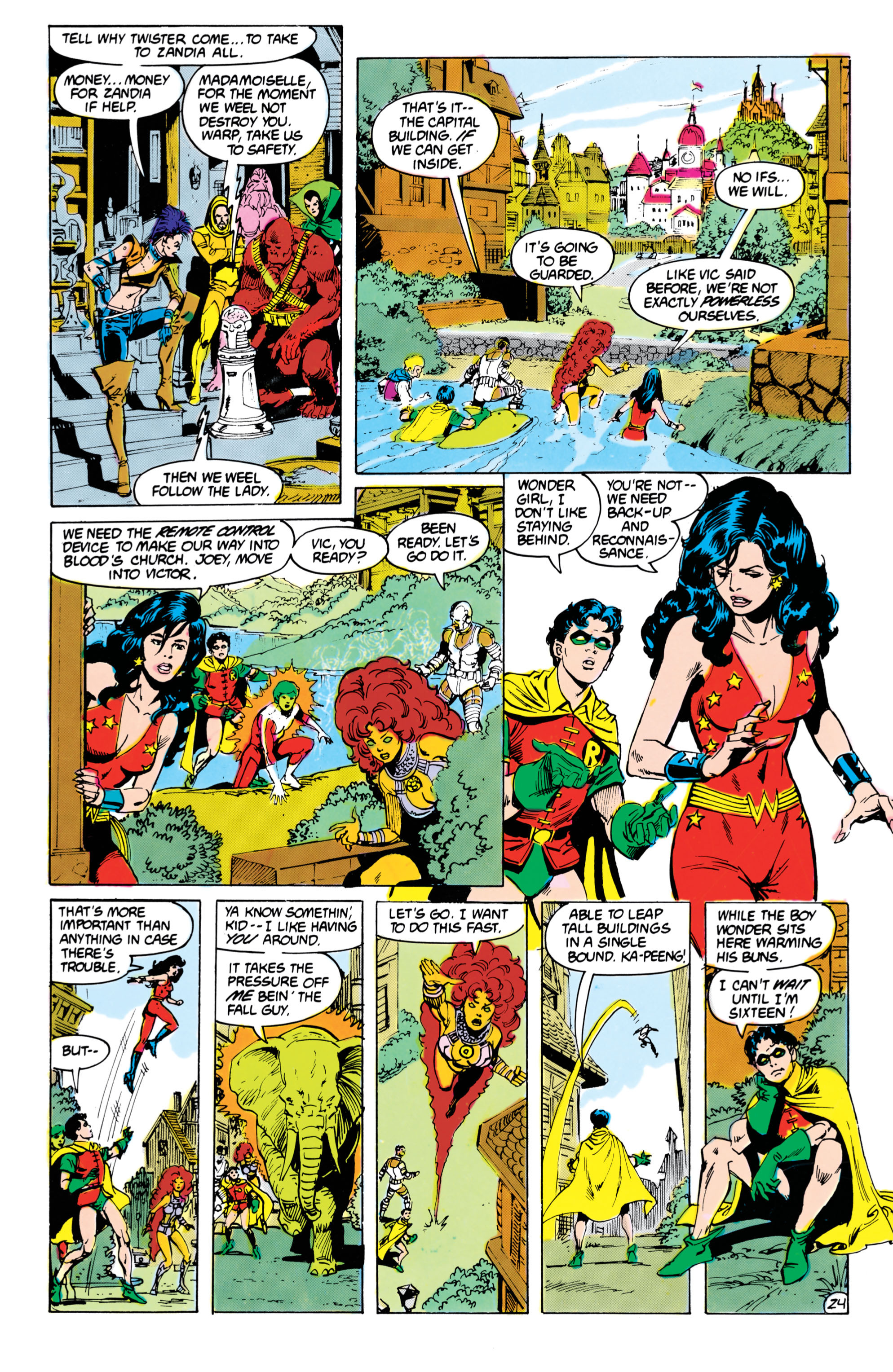 Read online The New Teen Titans (1984) comic -  Issue #26 - 25