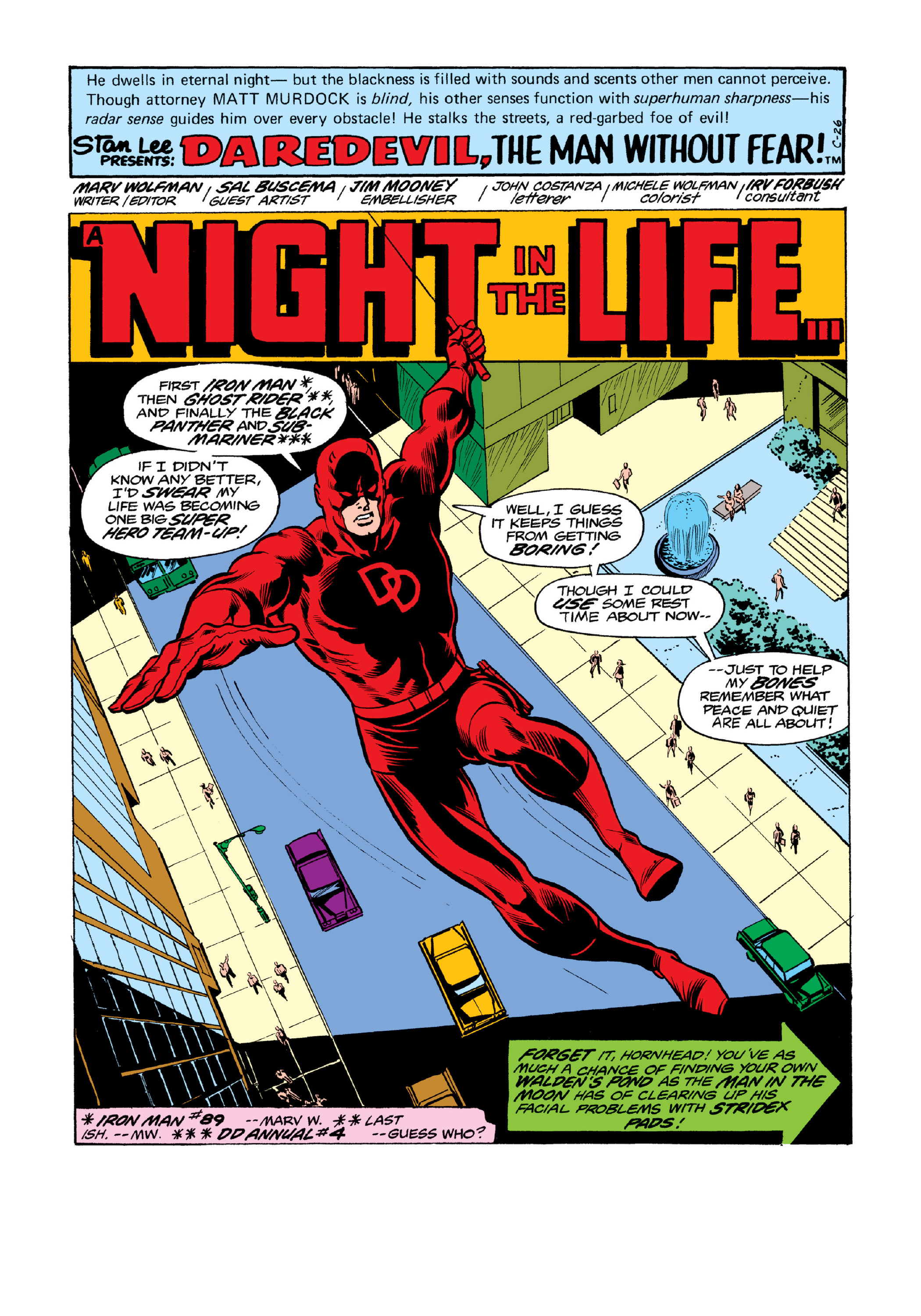 Read online Marvel Masterworks: Daredevil comic -  Issue # TPB 13 (Part 2) - 73