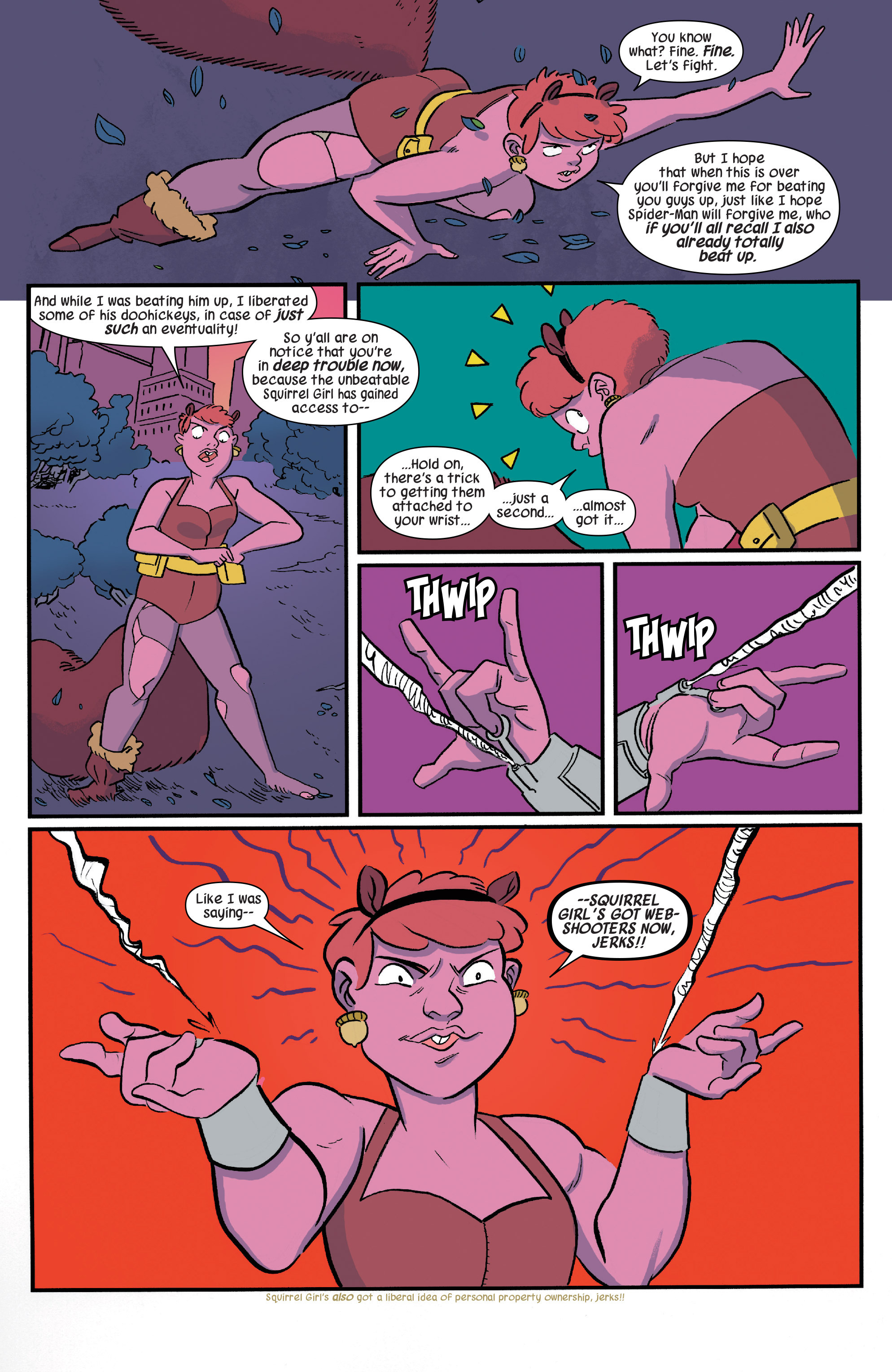 Read online The Unbeatable Squirrel Girl comic -  Issue #8 - 9