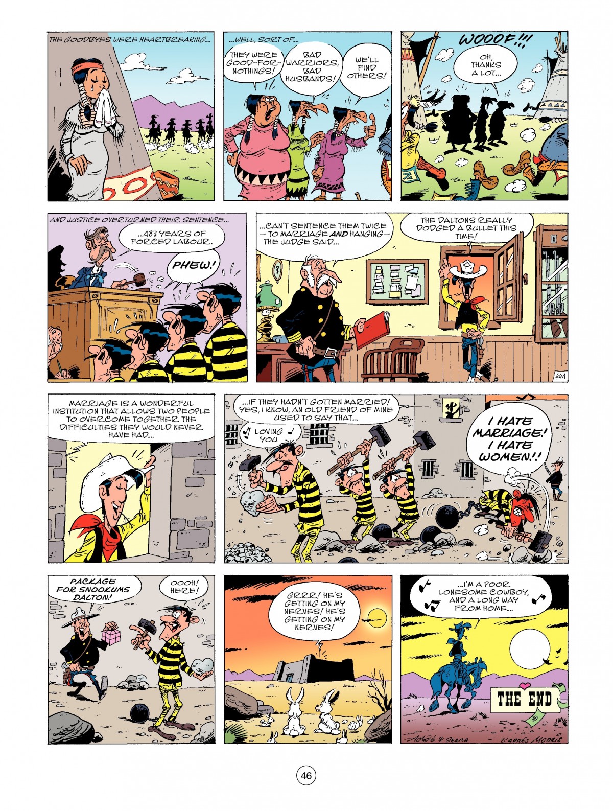 Read online A Lucky Luke Adventure comic -  Issue #45 - 46
