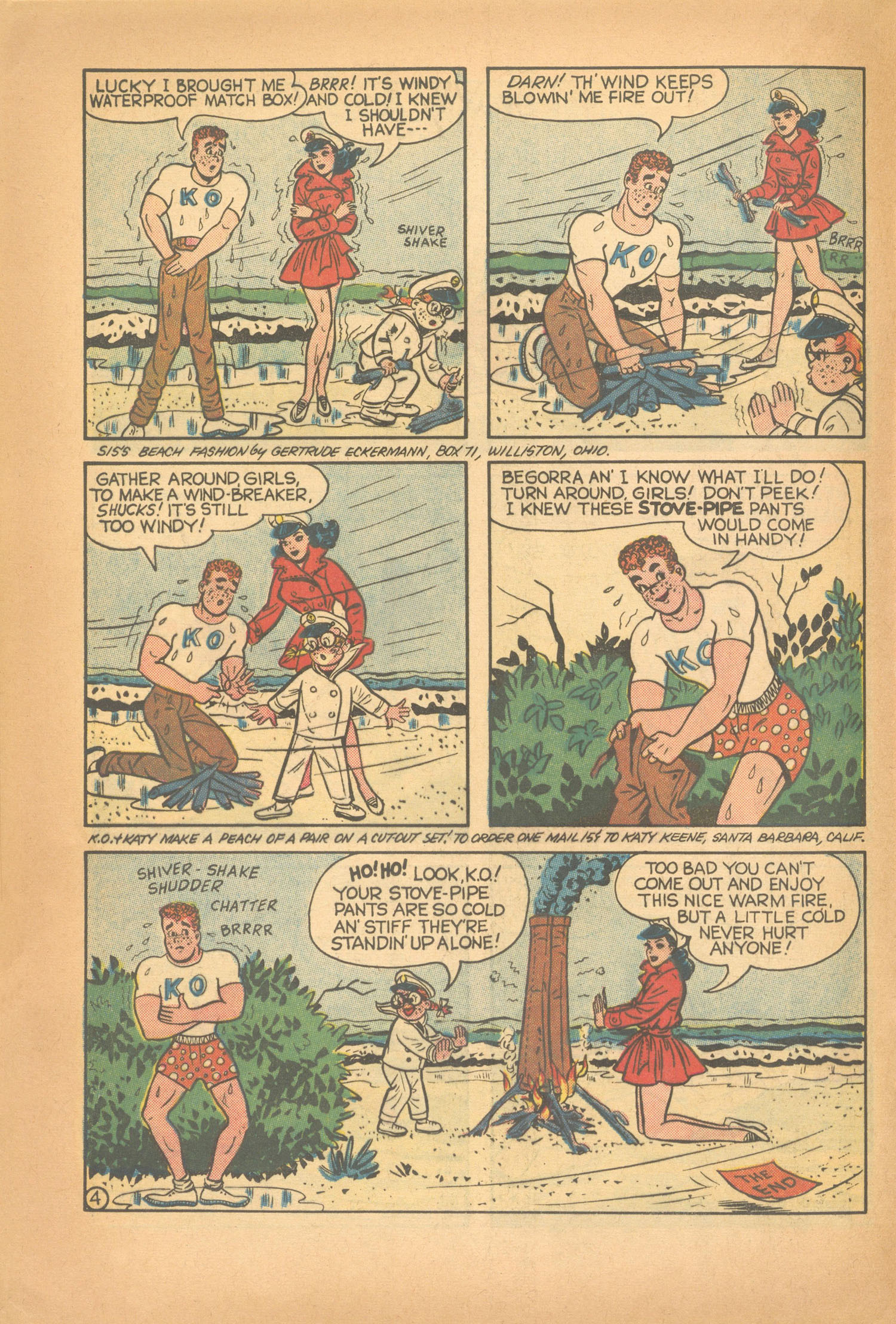 Read online Katy Keene (1949) comic -  Issue #49 - 16