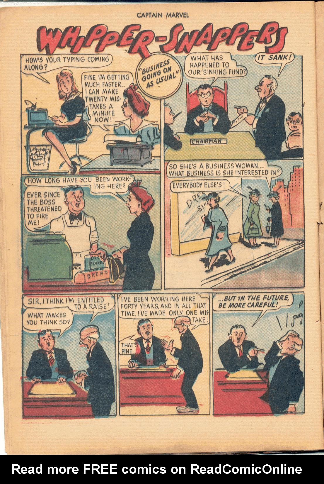 Read online Captain Marvel Adventures comic -  Issue #56 - 16