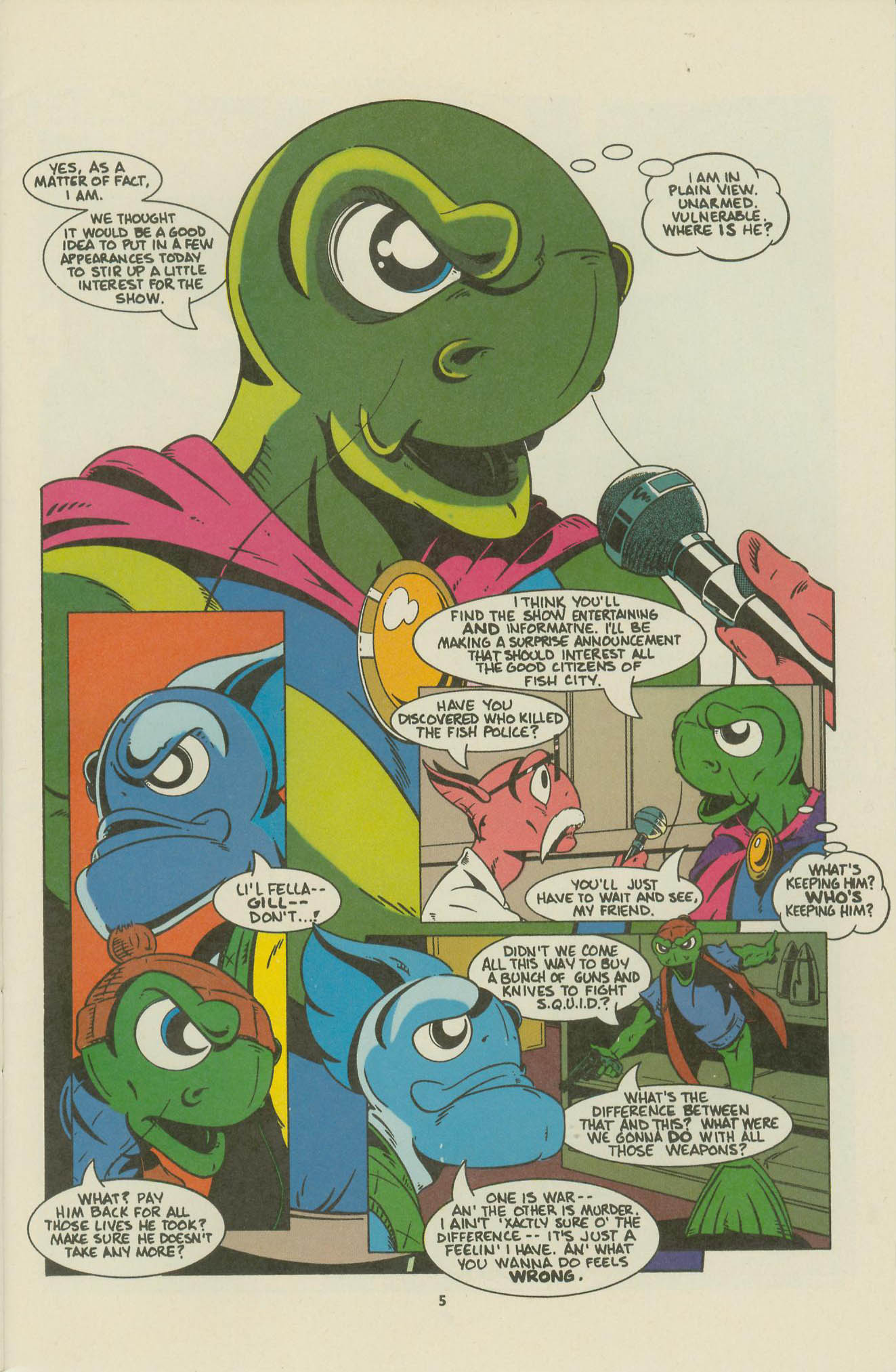 Read online The Fish Police comic -  Issue #14 - 7
