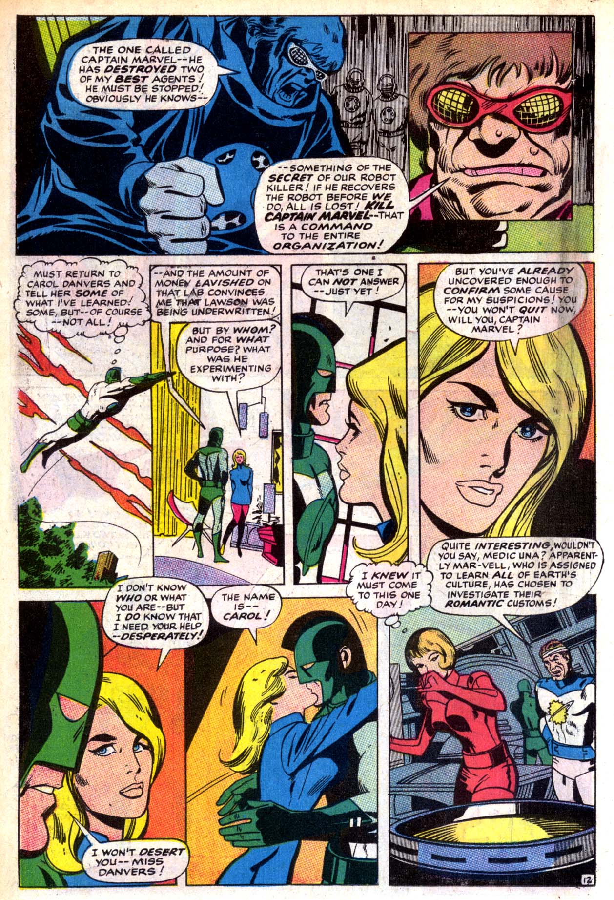 Read online Captain Marvel (1968) comic -  Issue #8 - 13