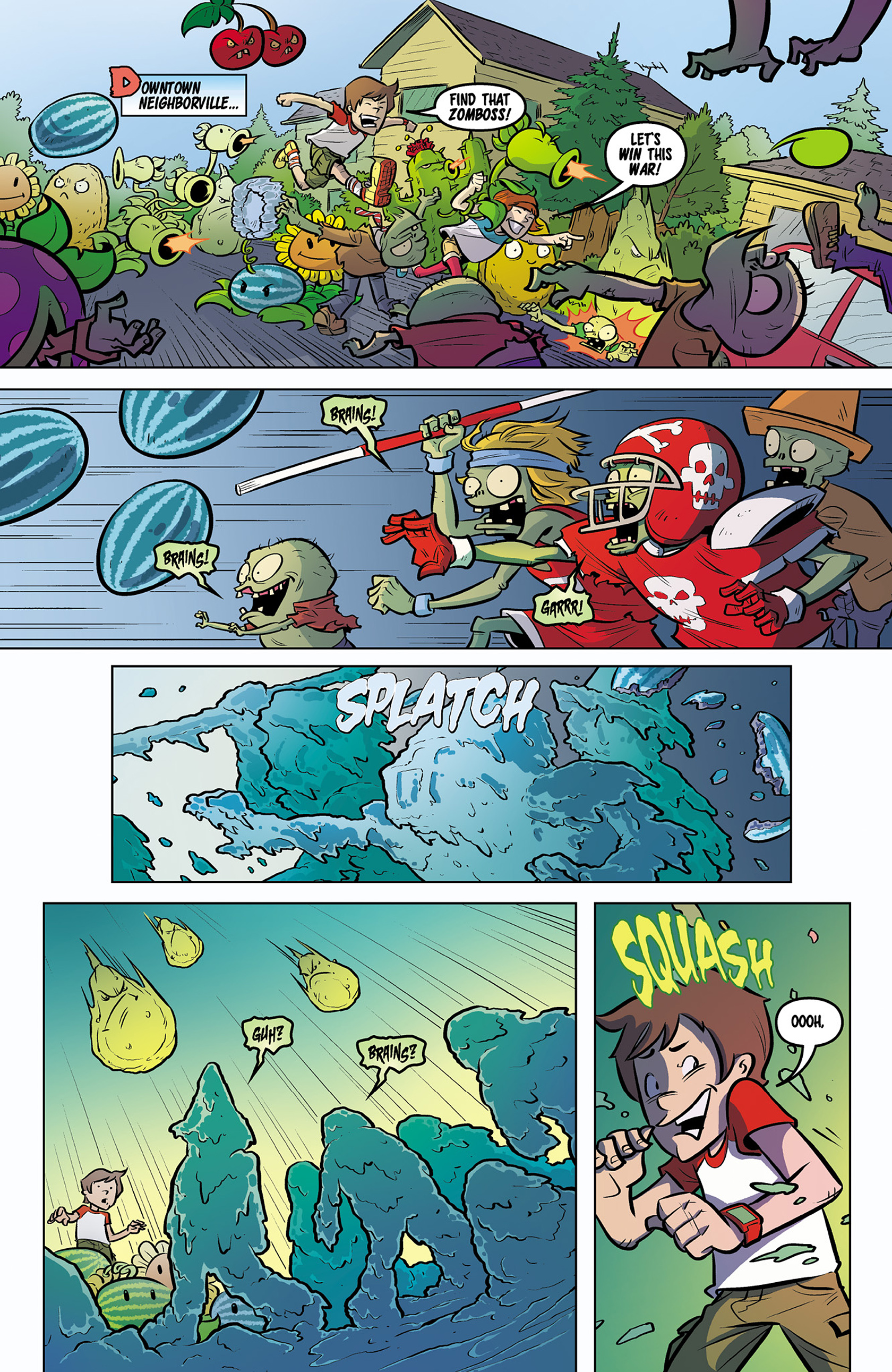 Read online Plants vs. Zombies: Lawnmageddon comic -  Issue #6 - 8