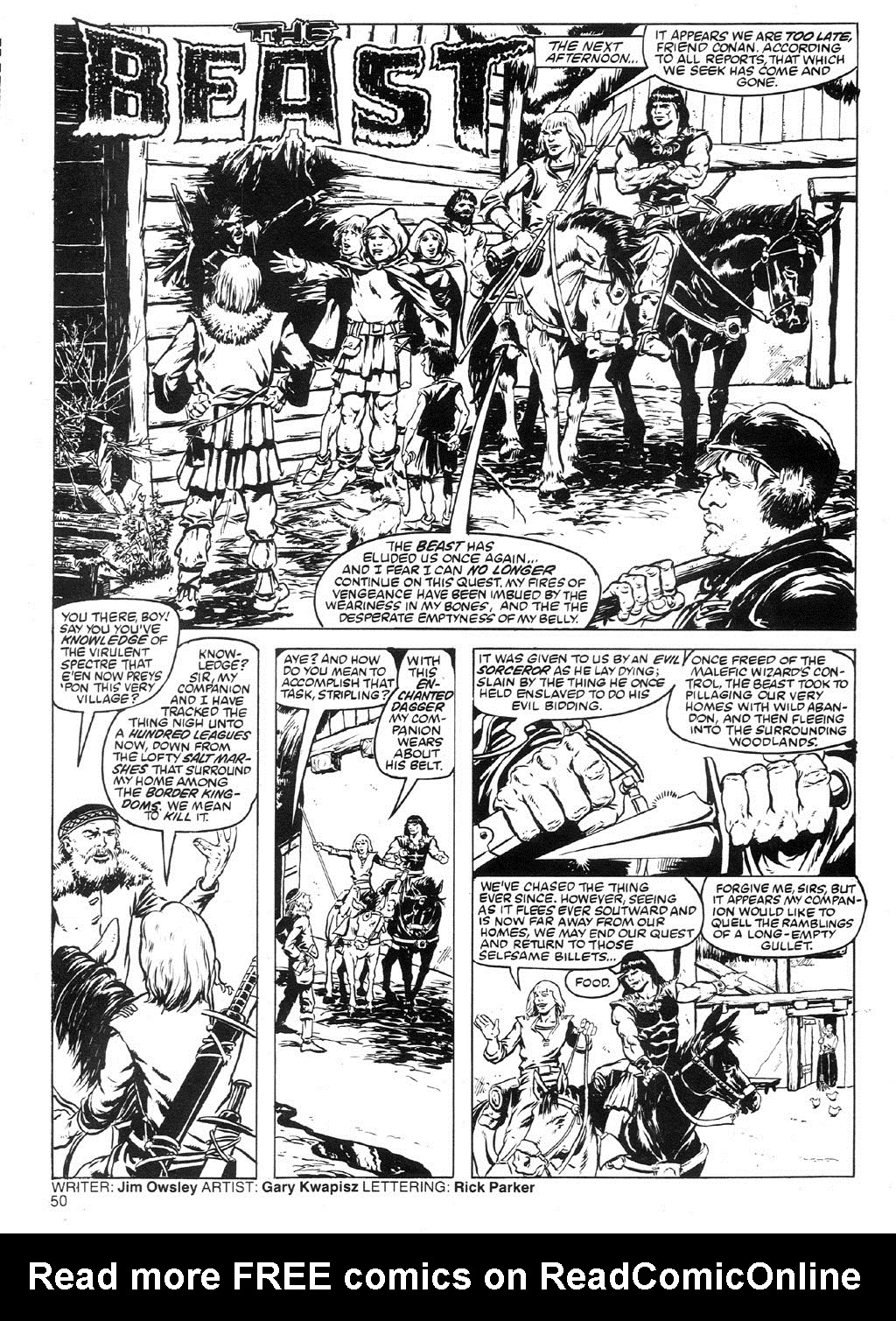 Read online The Savage Sword Of Conan comic -  Issue #91 - 47