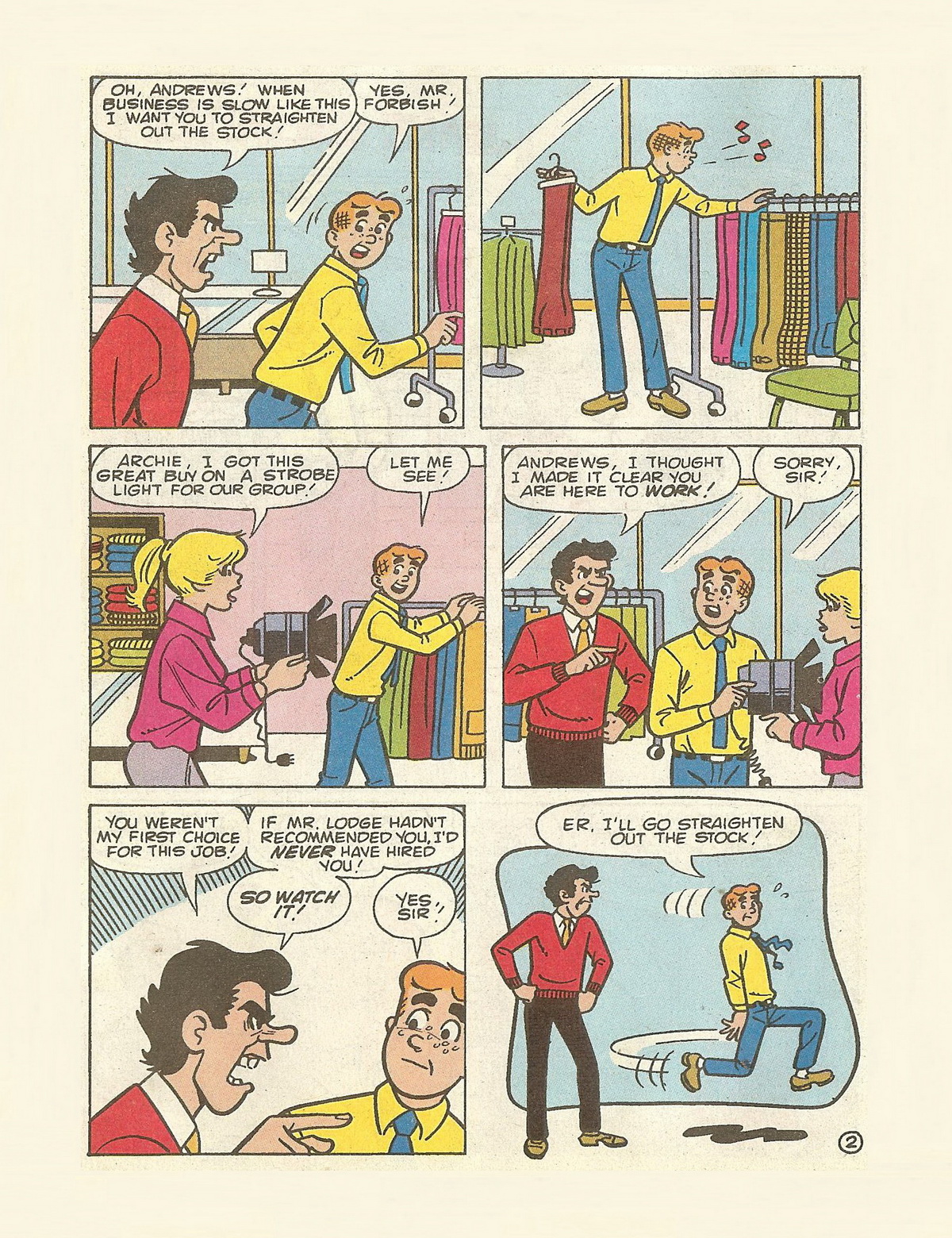 Read online Archie's Pals 'n' Gals Double Digest Magazine comic -  Issue #11 - 190
