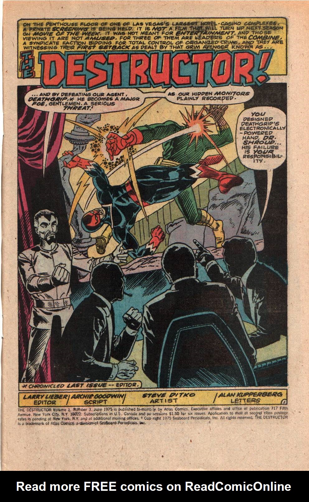 Read online The Destructor comic -  Issue #3 - 3