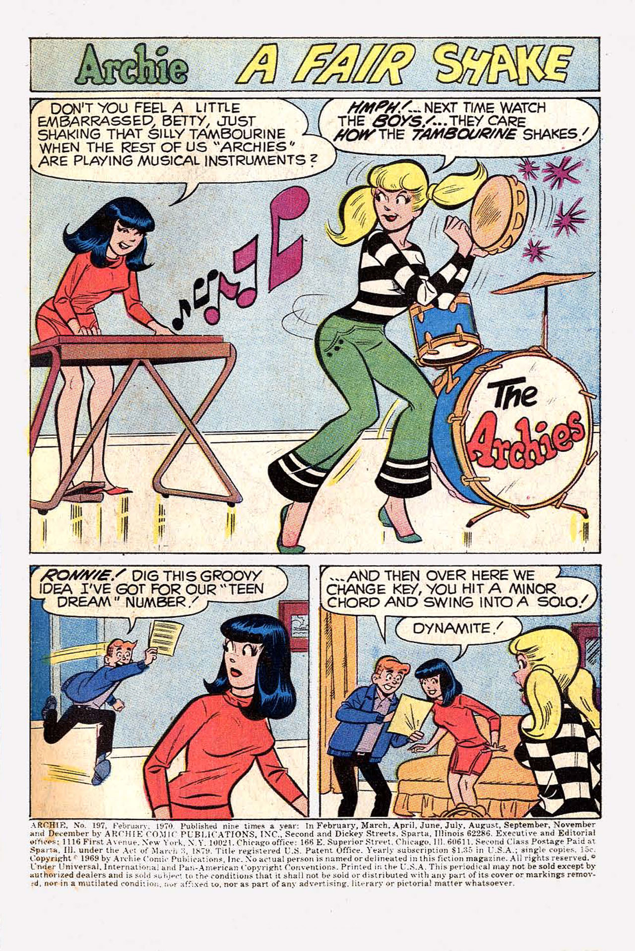 Read online Archie (1960) comic -  Issue #197 - 3