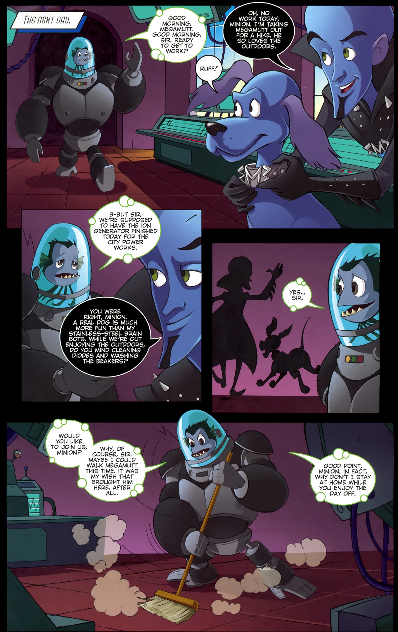 Read online Megamind: Bad. Blue. Brilliant. comic -  Issue #3 - 15