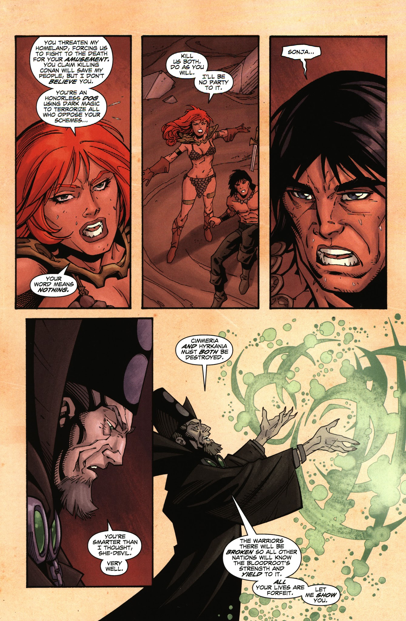 Read online Conan Red Sonja comic -  Issue #4 - 5