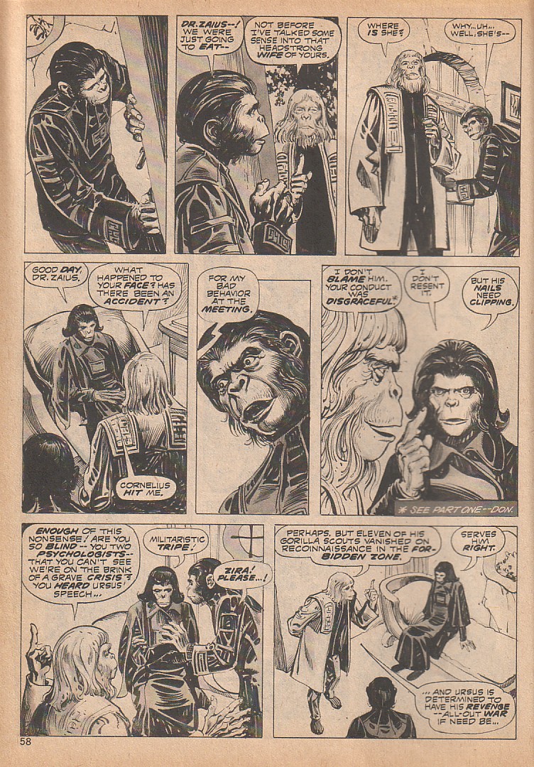 Read online Planet of the Apes comic -  Issue #7 - 58