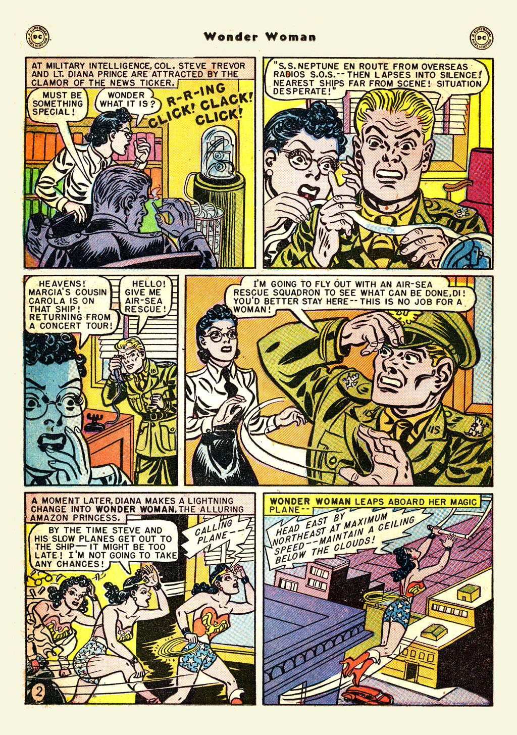 Read online Wonder Woman (1942) comic -  Issue #32 - 38