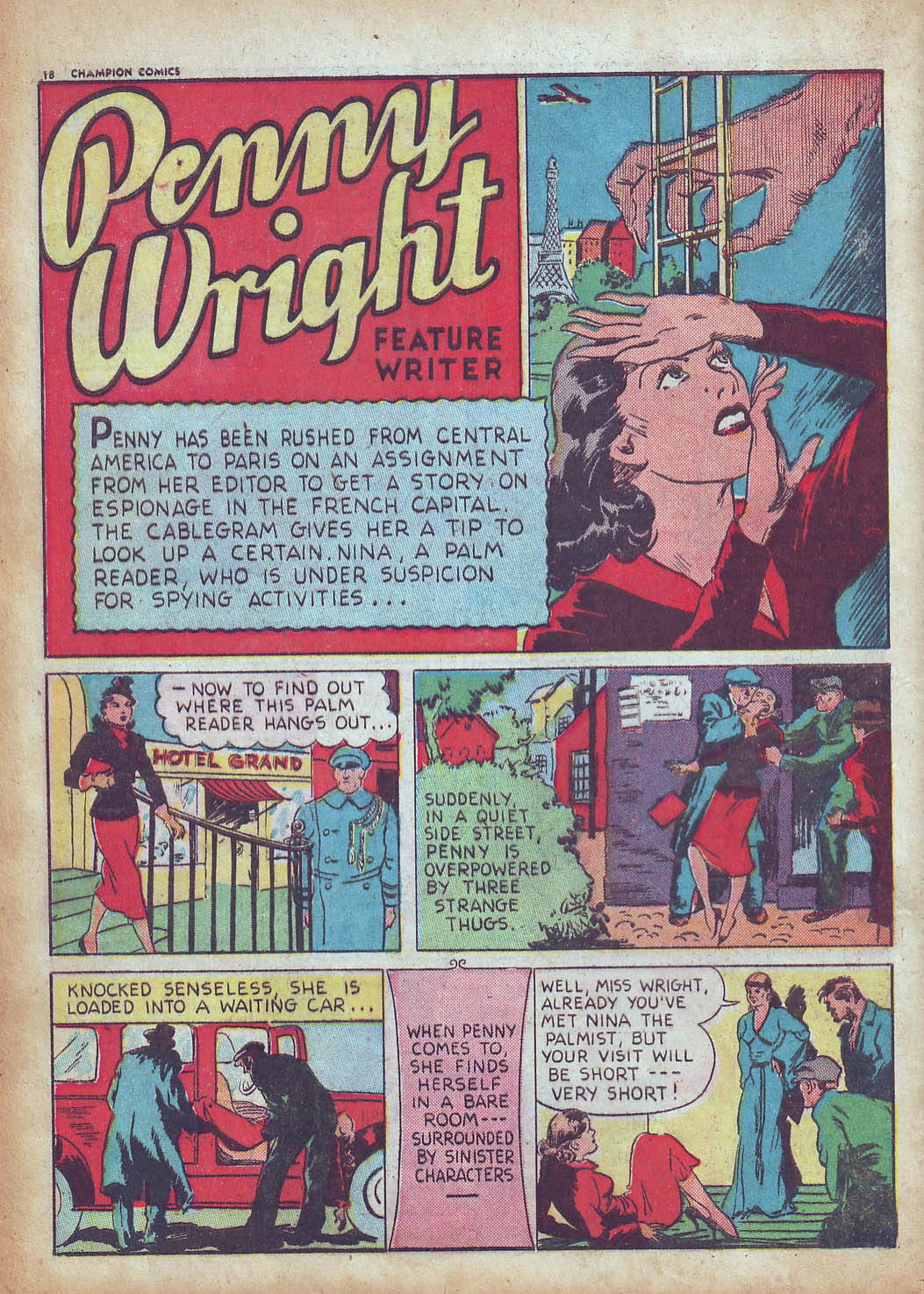 Read online Champion Comics comic -  Issue #4 - 20