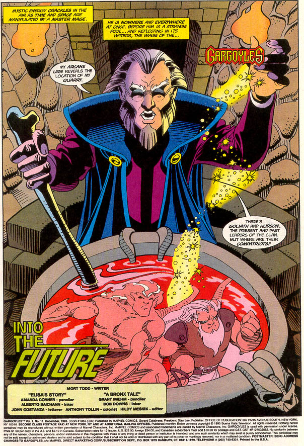Read online Gargoyles (1995) comic -  Issue #11 - Into The Future - 2