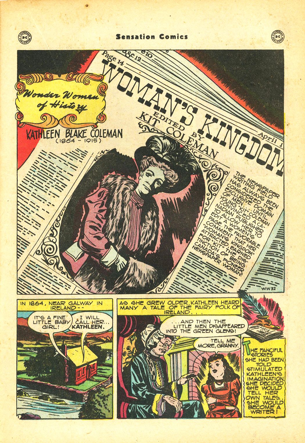 Read online Sensation (Mystery) Comics comic -  Issue #86 - 31