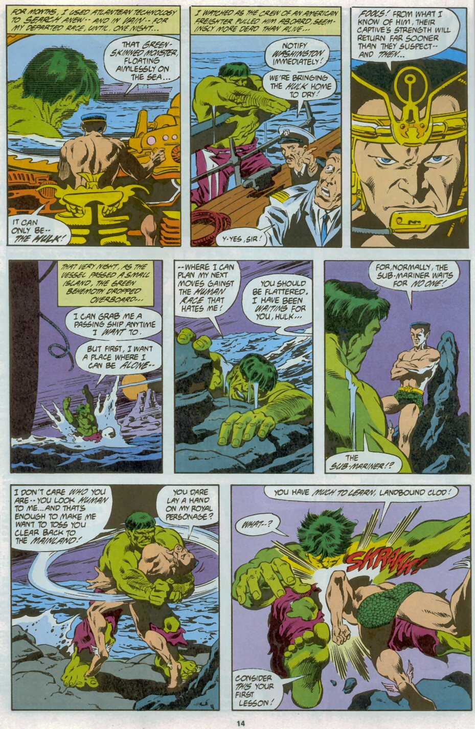 Read online Saga of the Sub-Mariner comic -  Issue #8 - 11