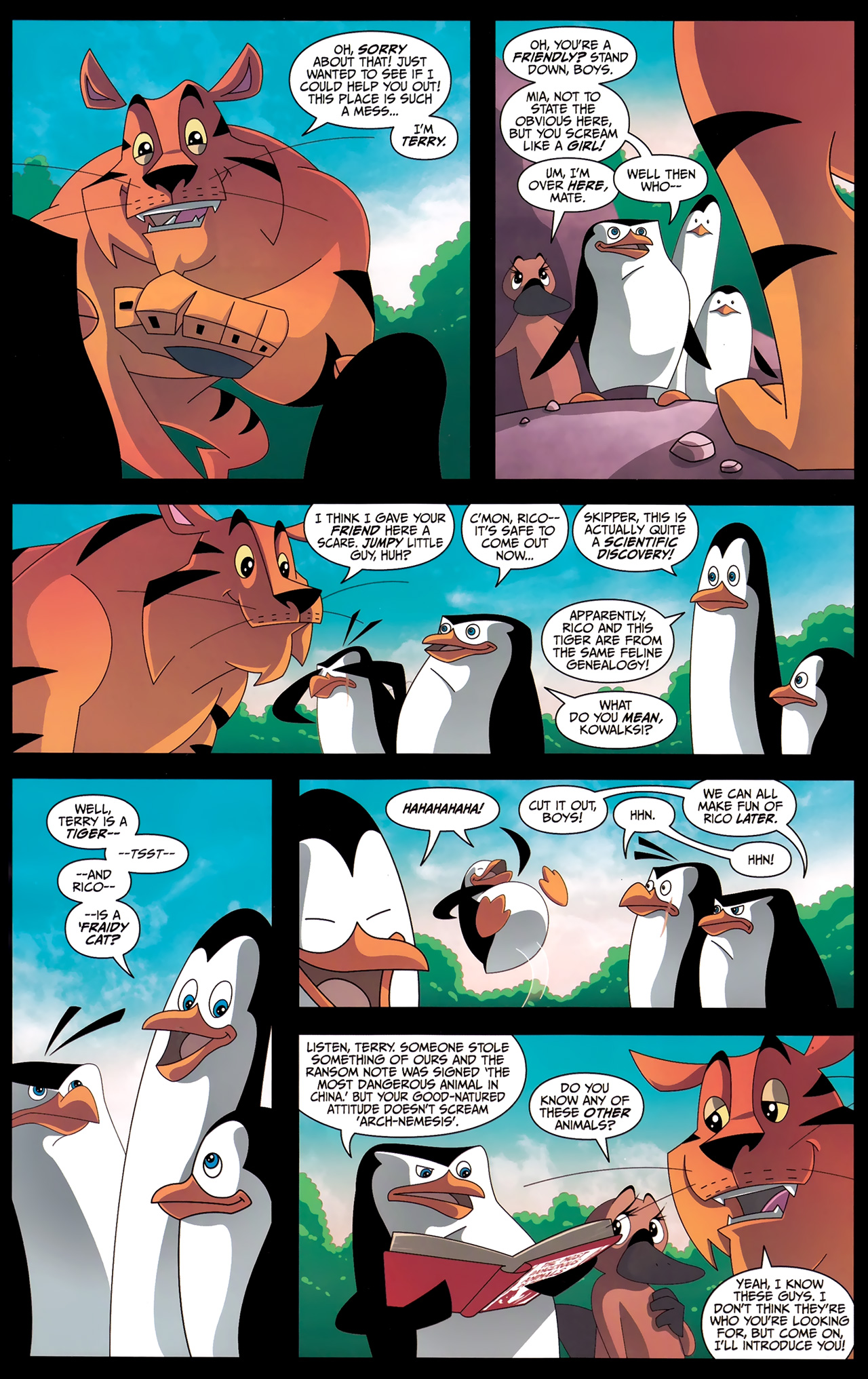 Read online Penguins of Madagascar comic -  Issue #3 - 16