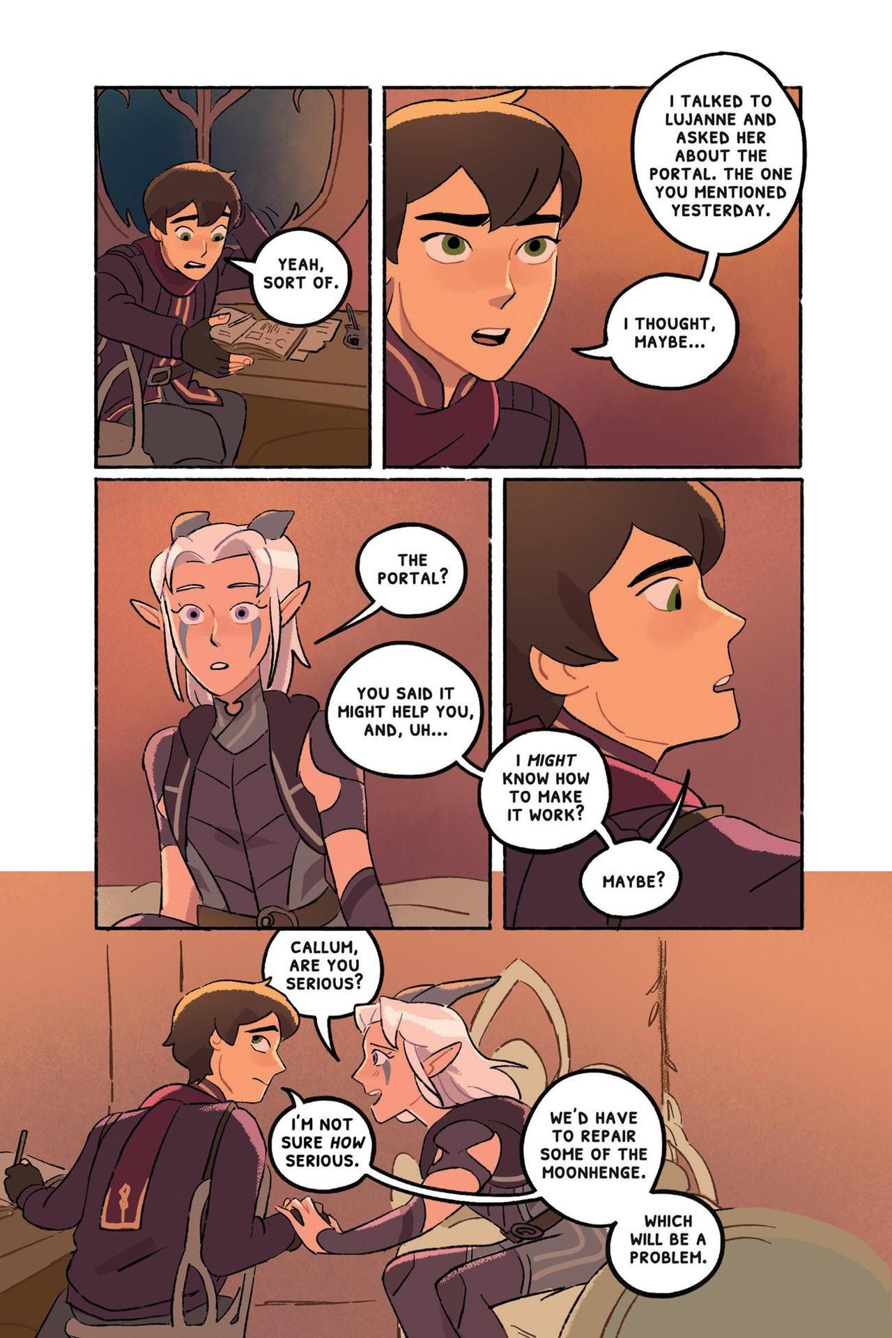 Read online Through the Moon: The Dragon Prince Graphic Novel comic -  Issue # TPB - 66