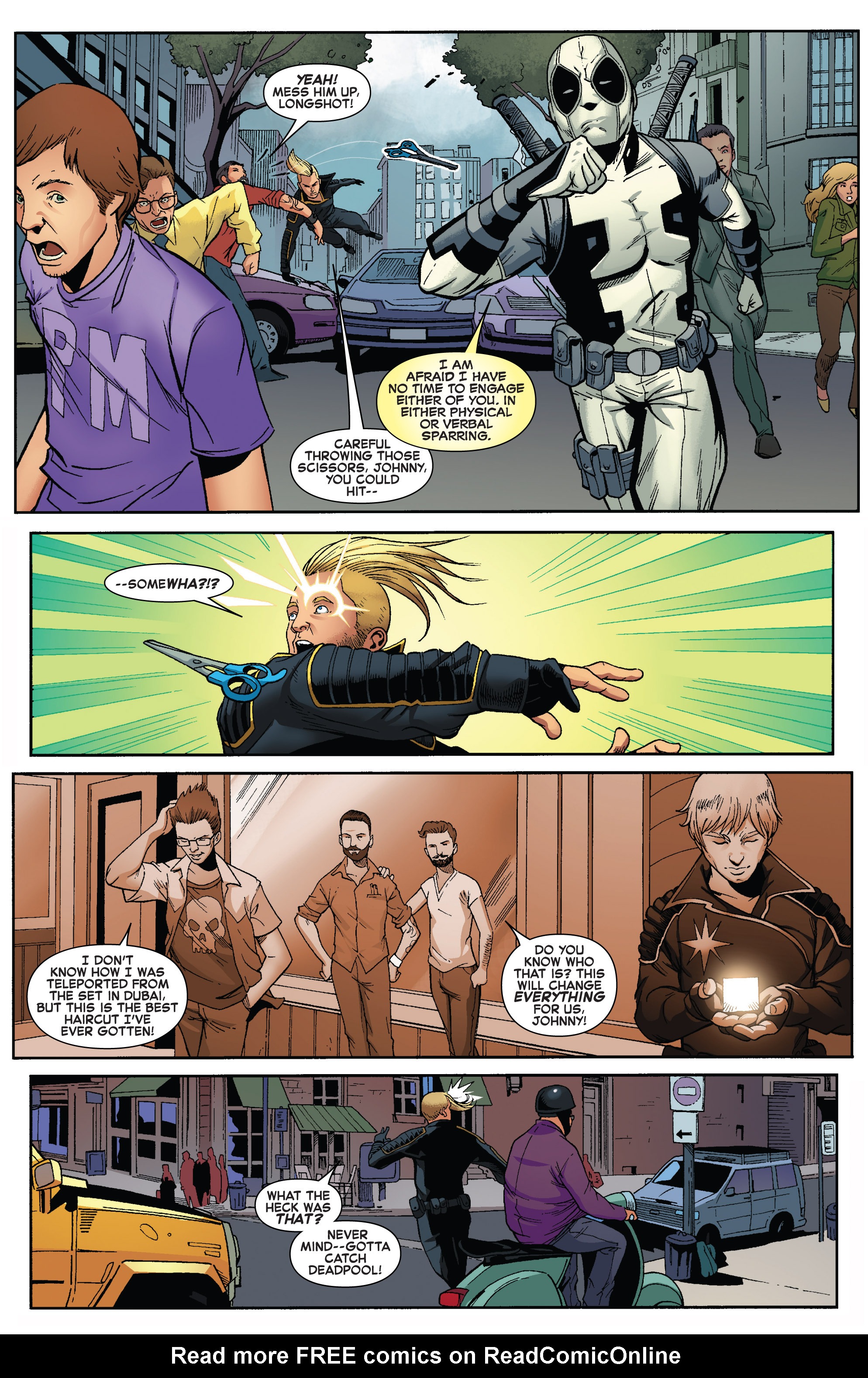 Read online Longshot Saves the Marvel Universe comic -  Issue #4 - 7