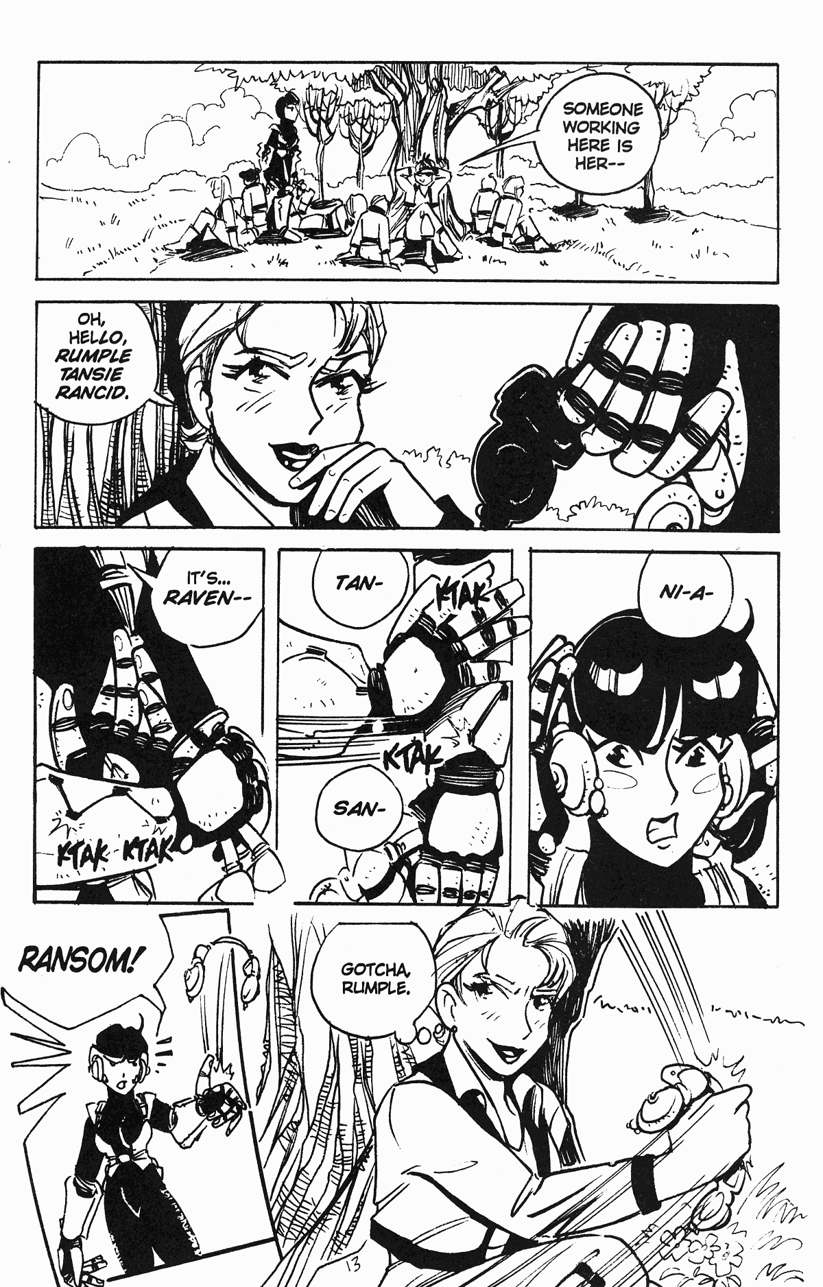 Read online Rumble Girls: Silky Warrior Tansie comic -  Issue #1 - 15