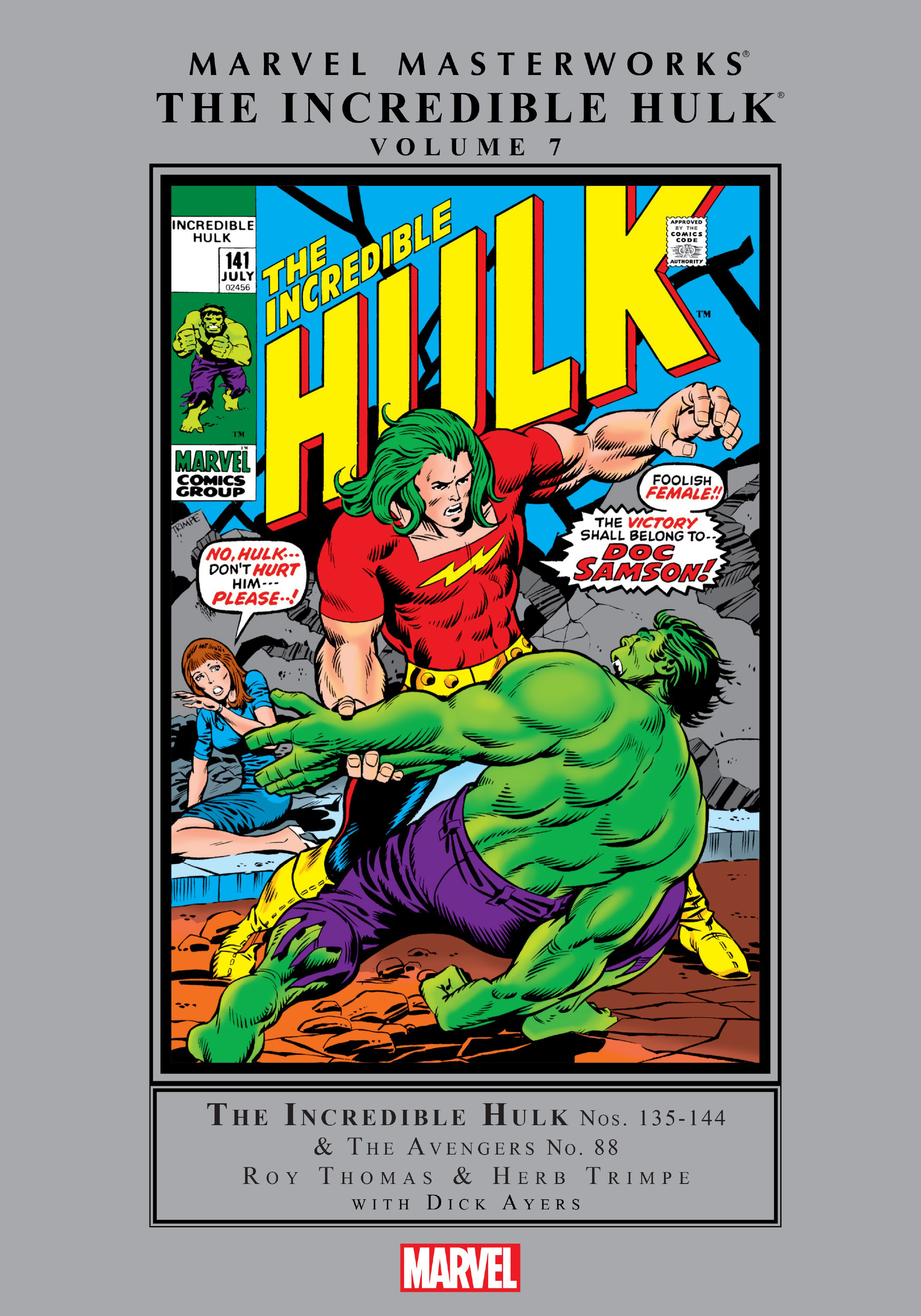 Read online Marvel Masterworks: The Incredible Hulk comic -  Issue # TPB 7 (Part 1) - 1