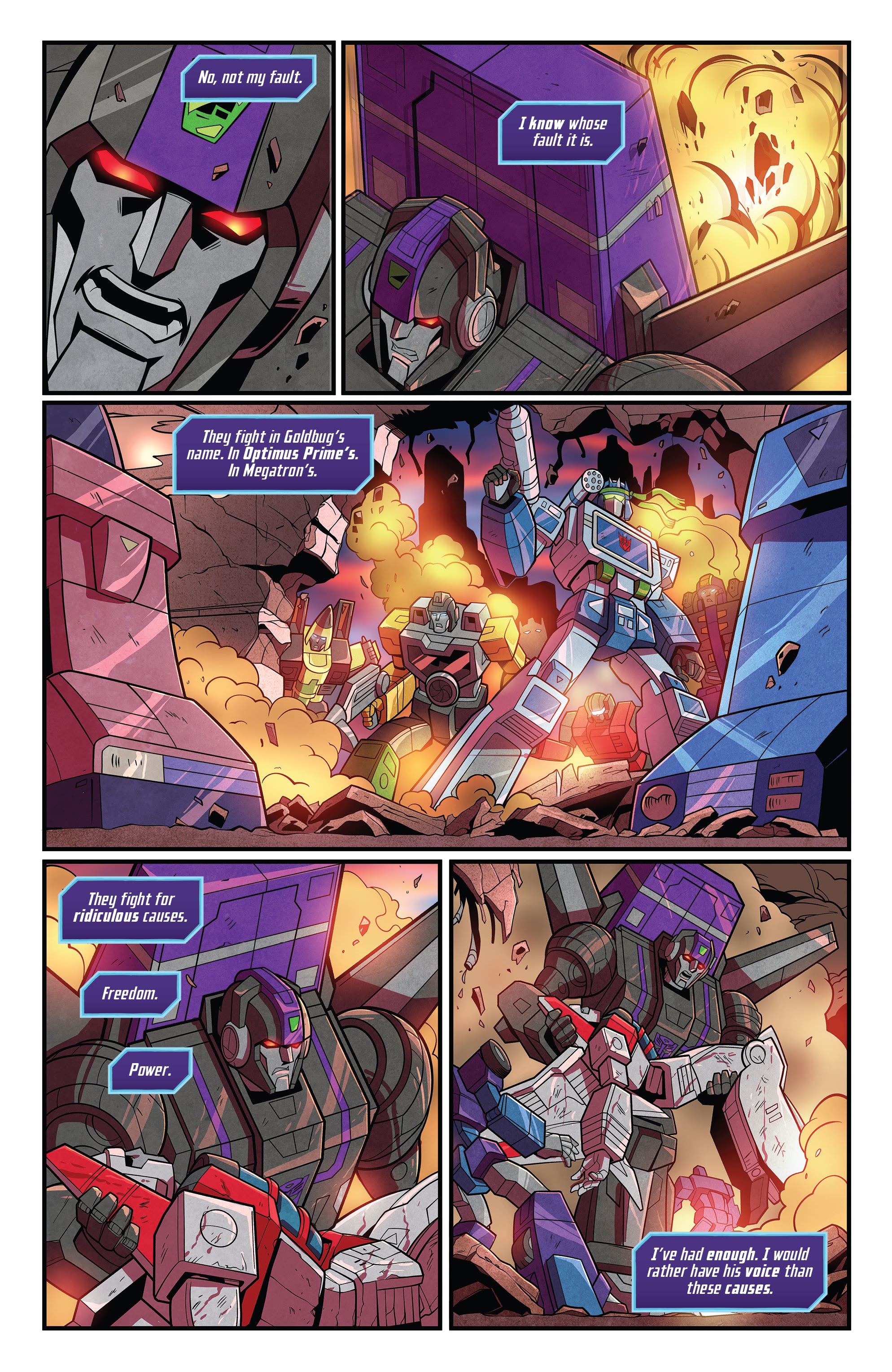 Read online Transformers: Shattered Glass comic -  Issue #5 - 17