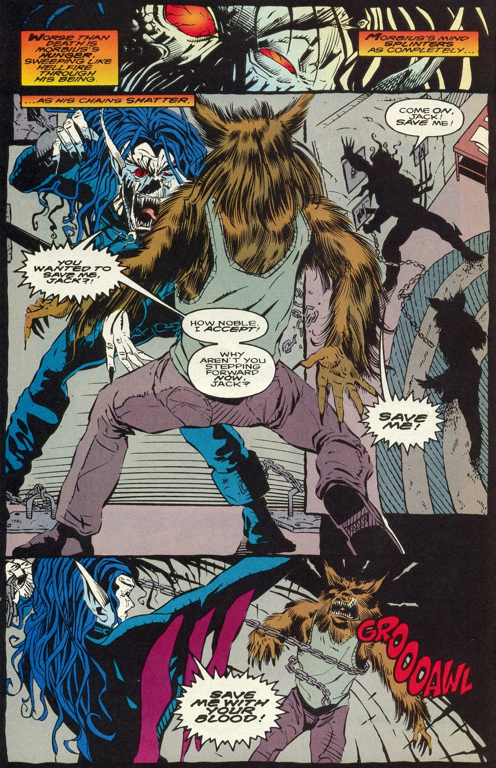 Read online Morbius: The Living Vampire (1992) comic -  Issue #28 - 18