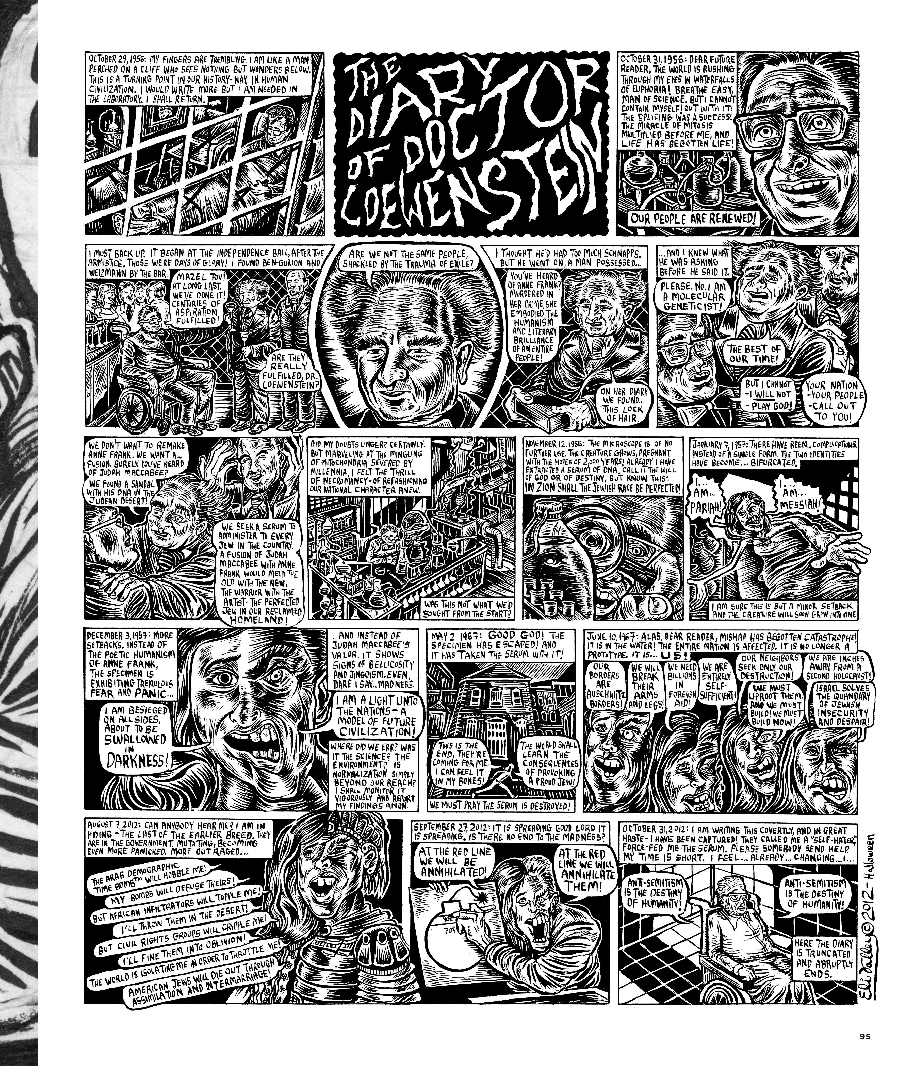 Read online Diaspora Boy: Comics on Crisis in America and Israel comic -  Issue # TPB - 97