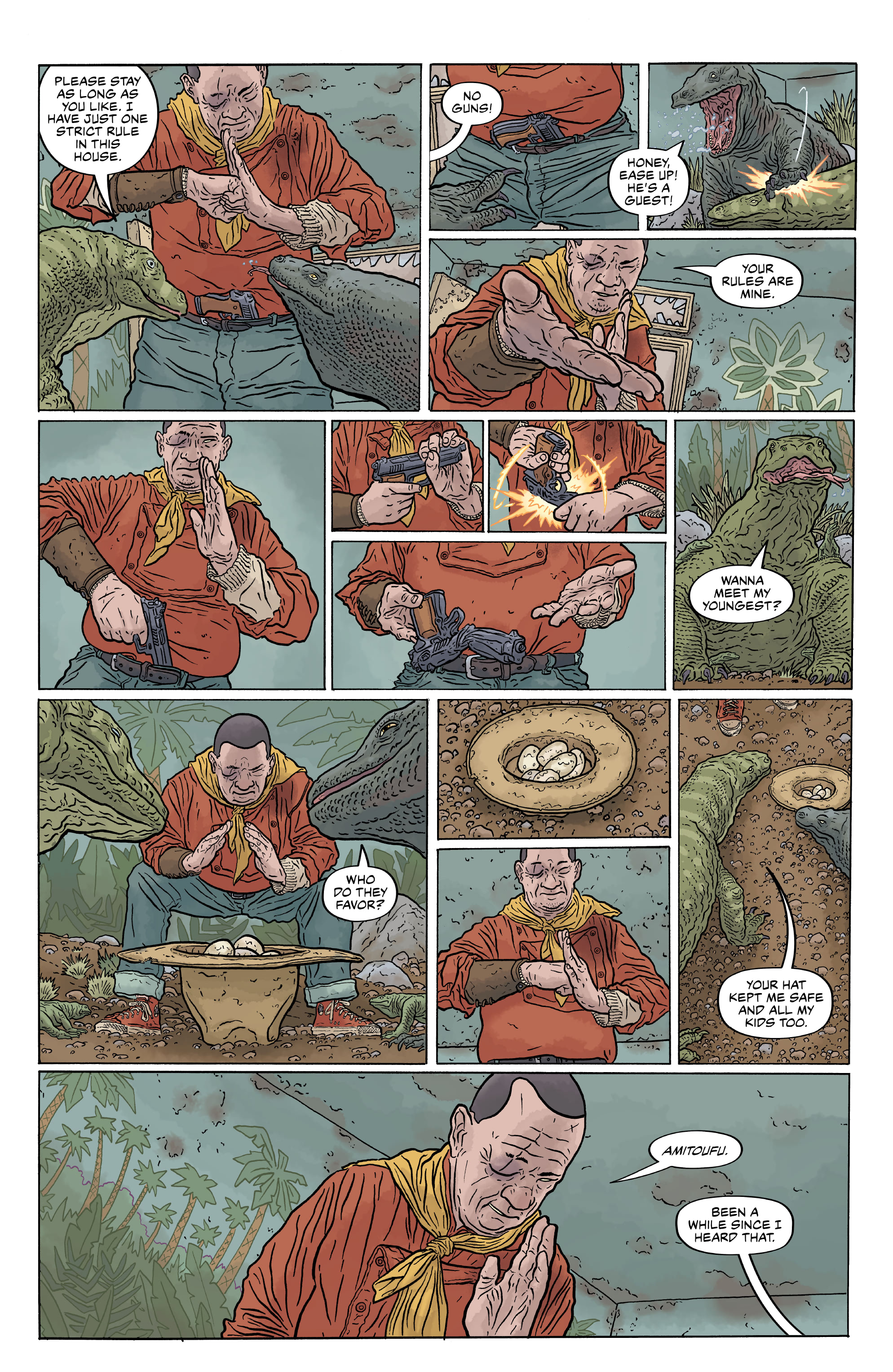 Read online Shaolin Cowboy: Cruel to Be Kin comic -  Issue #4 - 23
