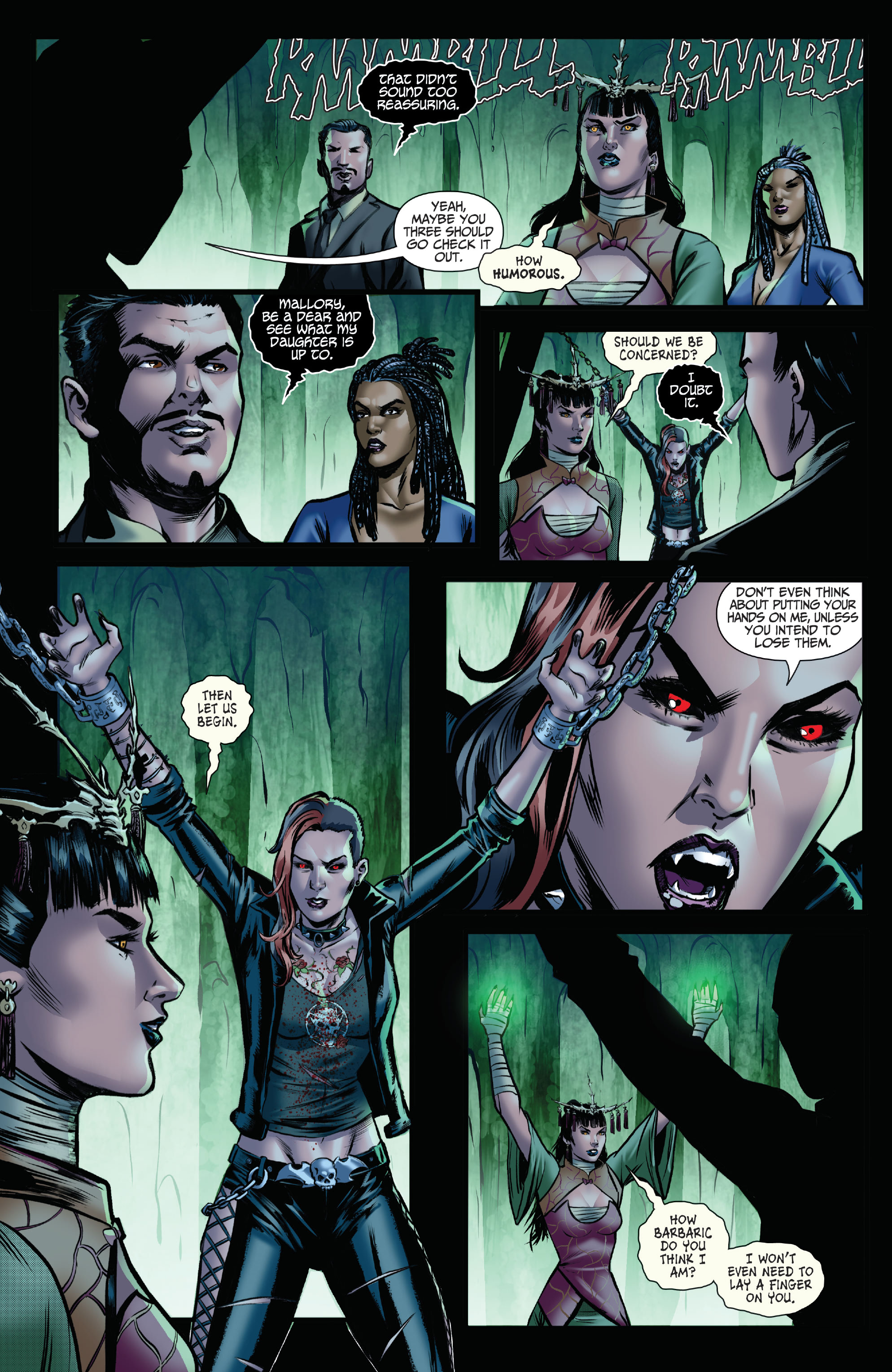 Read online Van Helsing vs The League of Monsters comic -  Issue #5 - 21