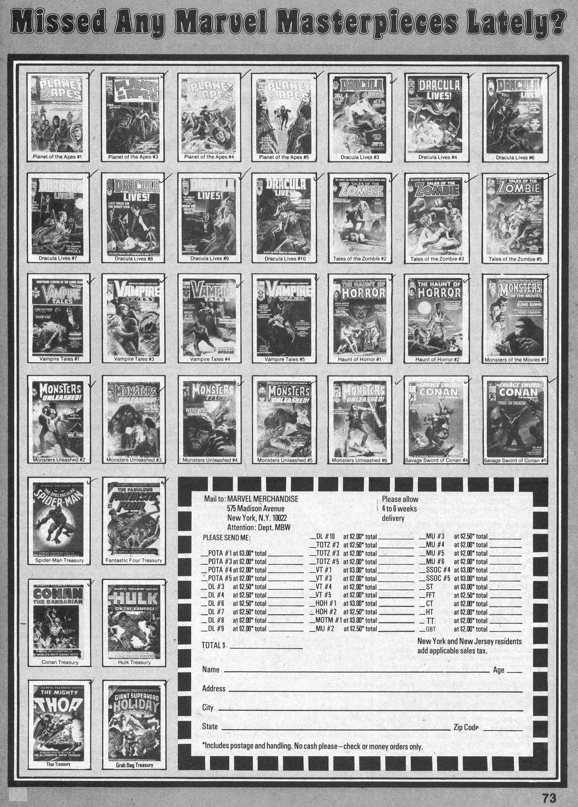 Read online Legion of Monsters (1975) comic -  Issue # Full - 72