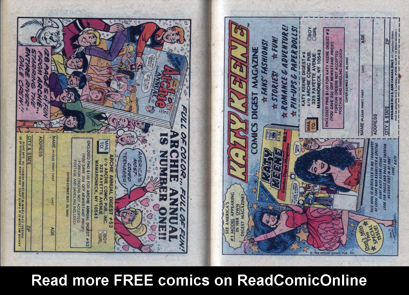 Read online Archie...Archie Andrews, Where Are You? Digest Magazine comic -  Issue #62 - 58