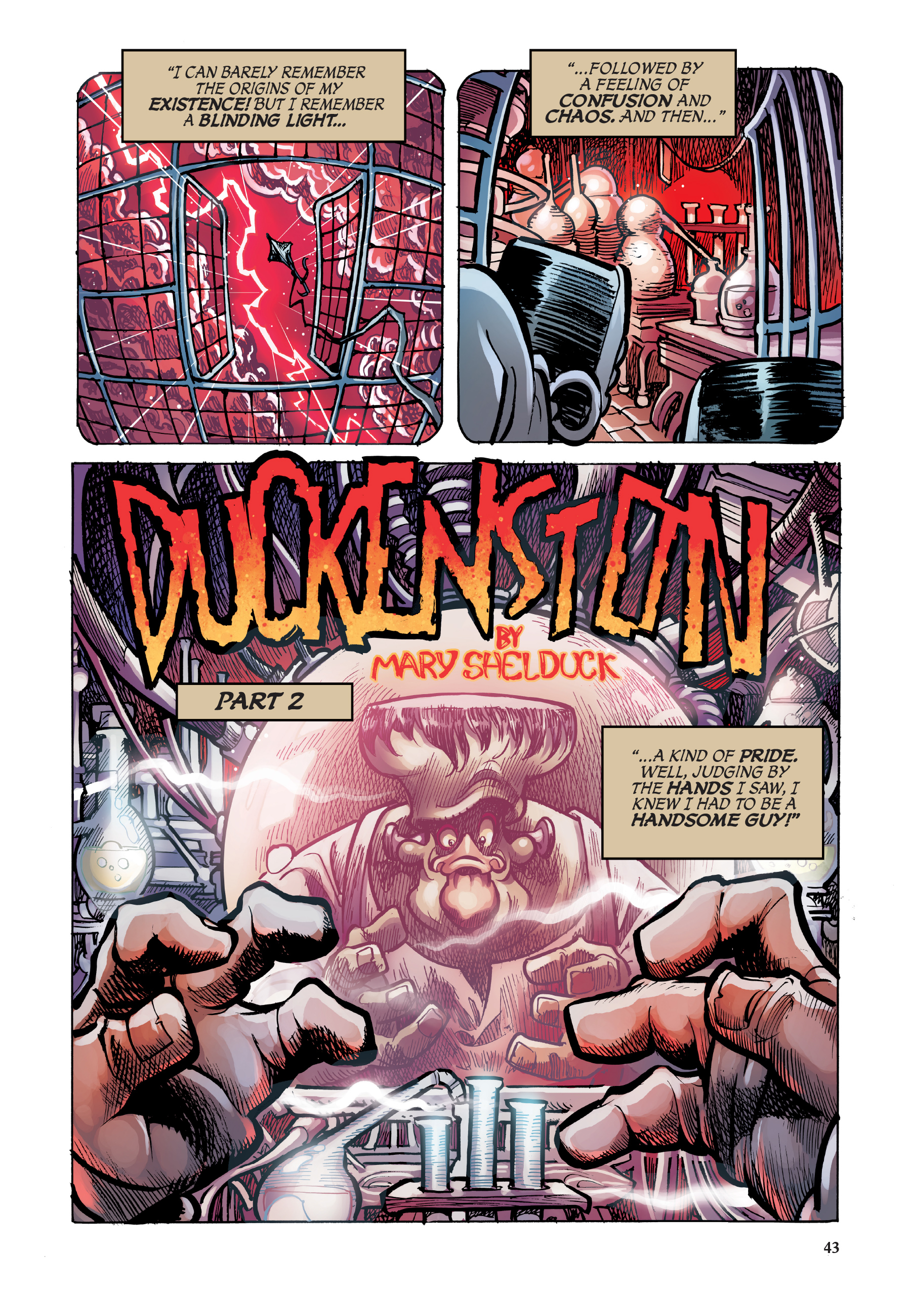Read online Disney Frankenstein, Starring Donald Duck comic -  Issue # TPB - 43
