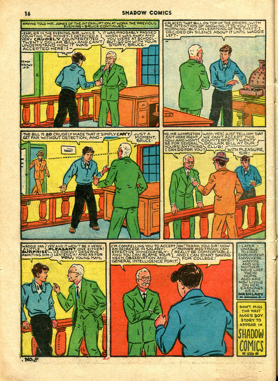Read online Shadow Comics comic -  Issue #5 - 18