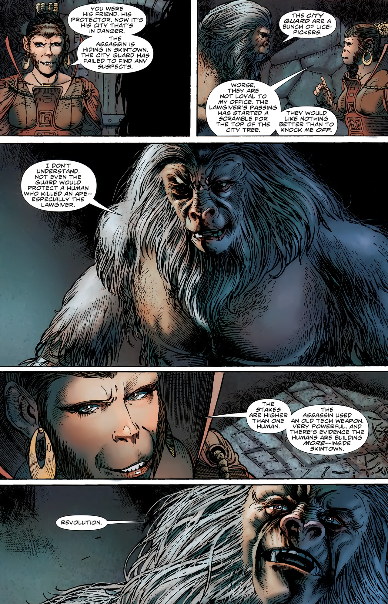 Read online Planet of the Apes (2011) comic -  Issue #2 - 7
