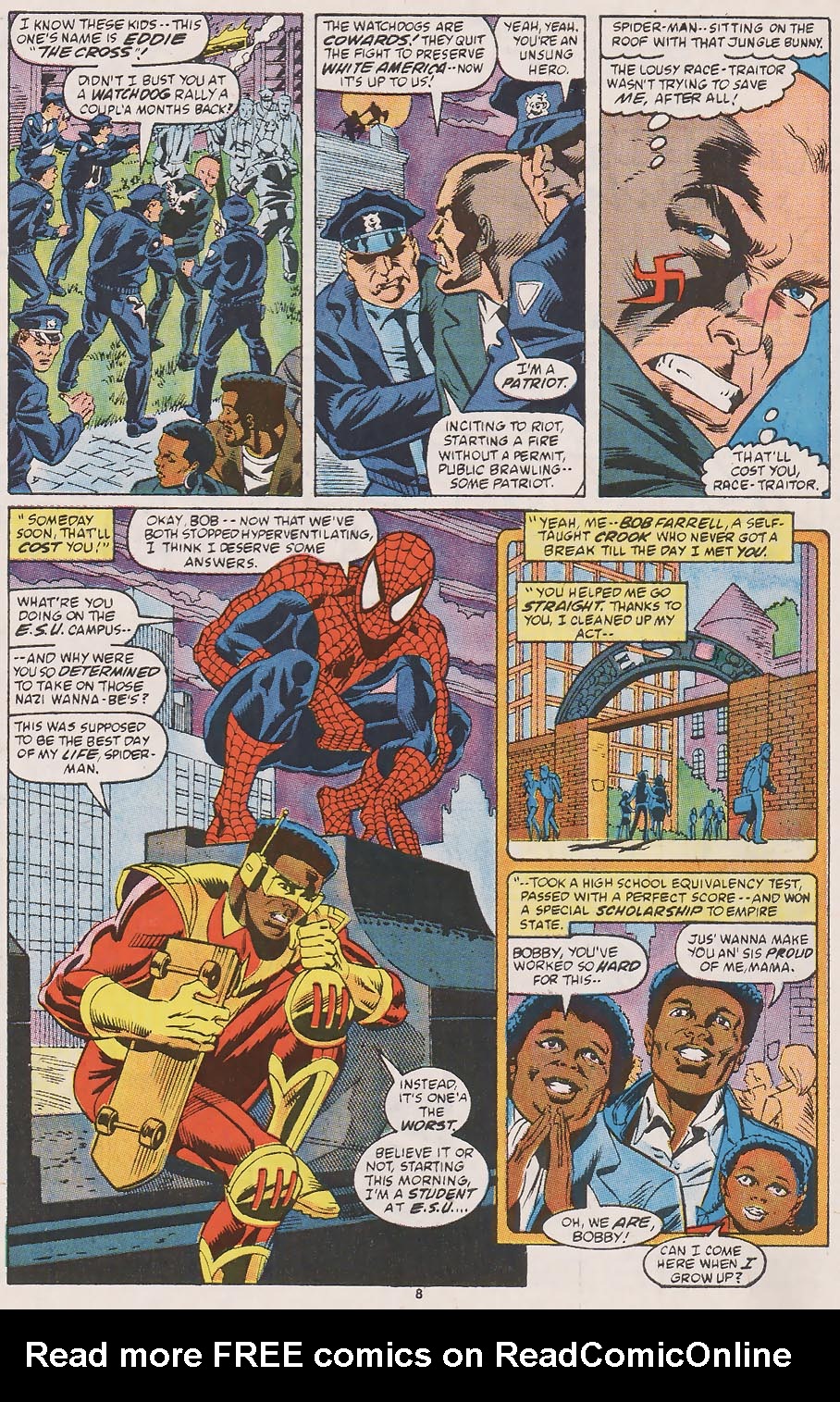 Read online Web of Spider-Man (1985) comic -  Issue #56 - 7