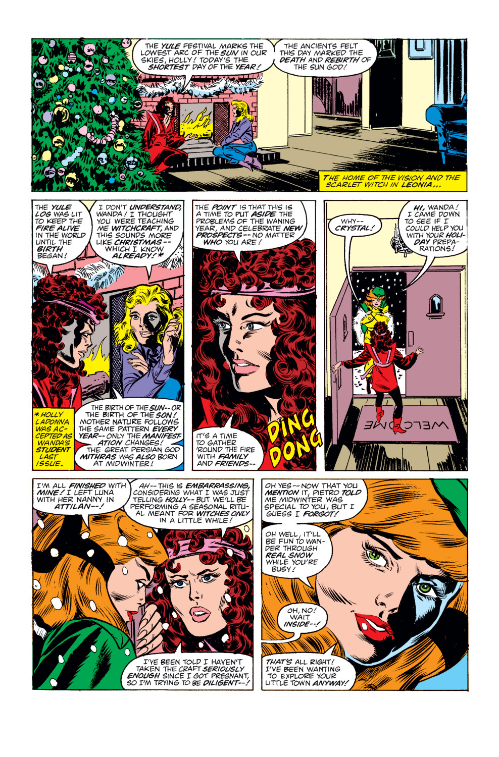 Read online The Vision and the Scarlet Witch (1985) comic -  Issue #7 - 7