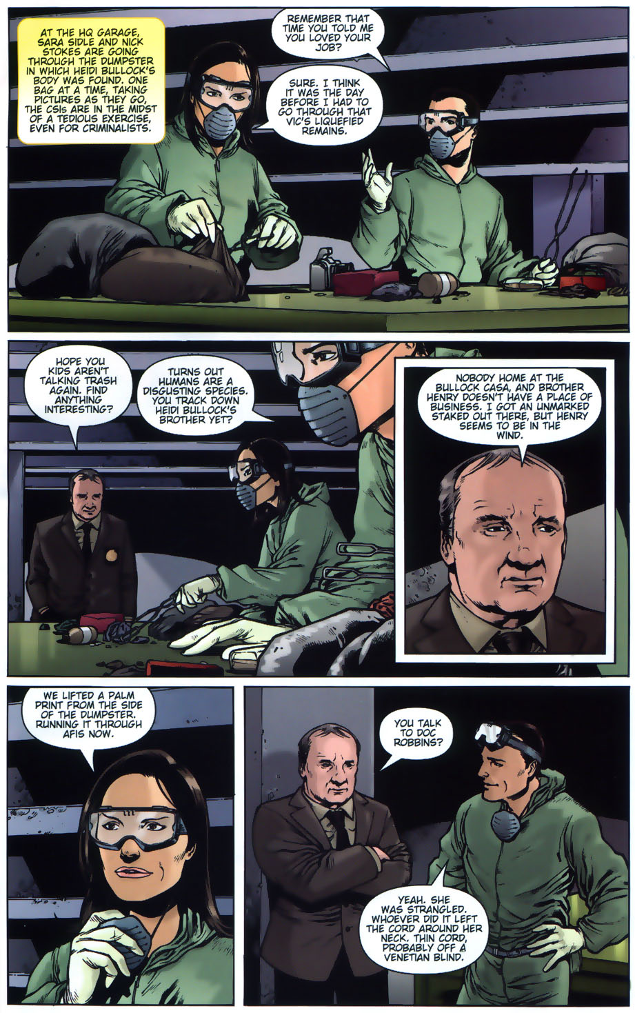 Read online CSI: Crime Scene Investigation comic -  Issue #2 - 8