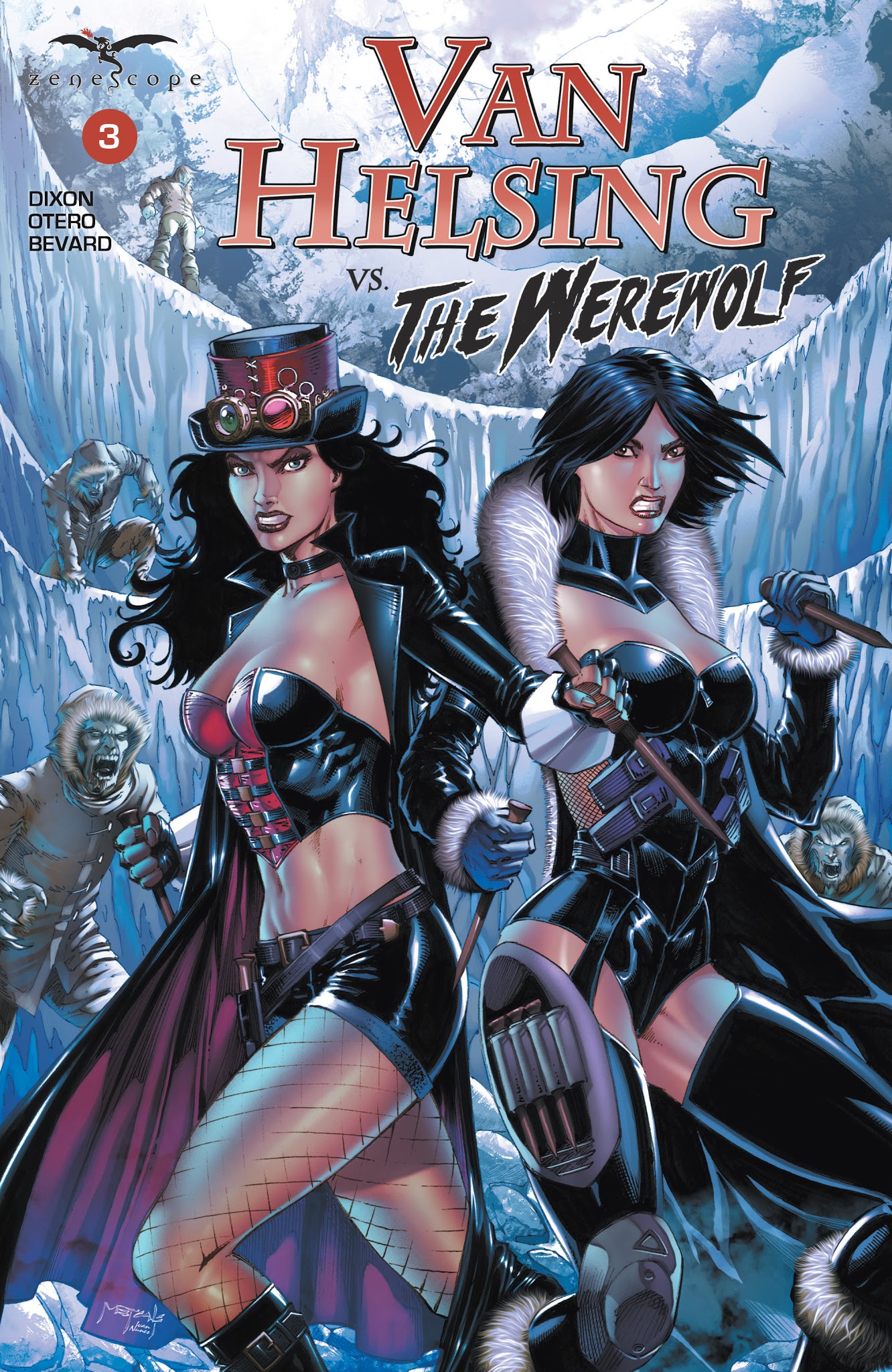 Read online Van Helsing vs. Werewolf comic -  Issue #3 - 1